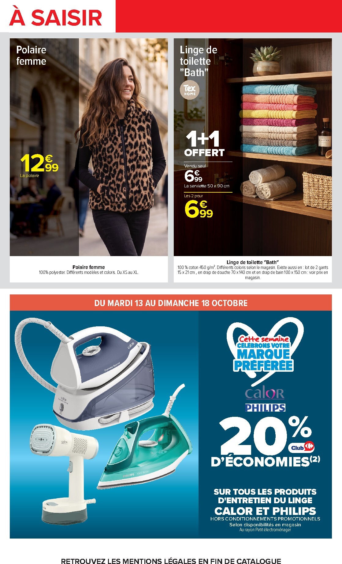 carrefour - Flyer Carrefour pour la semaine prochaine du du mardi 13/10/2026 au du lundi 26/10/2026 - page: 63