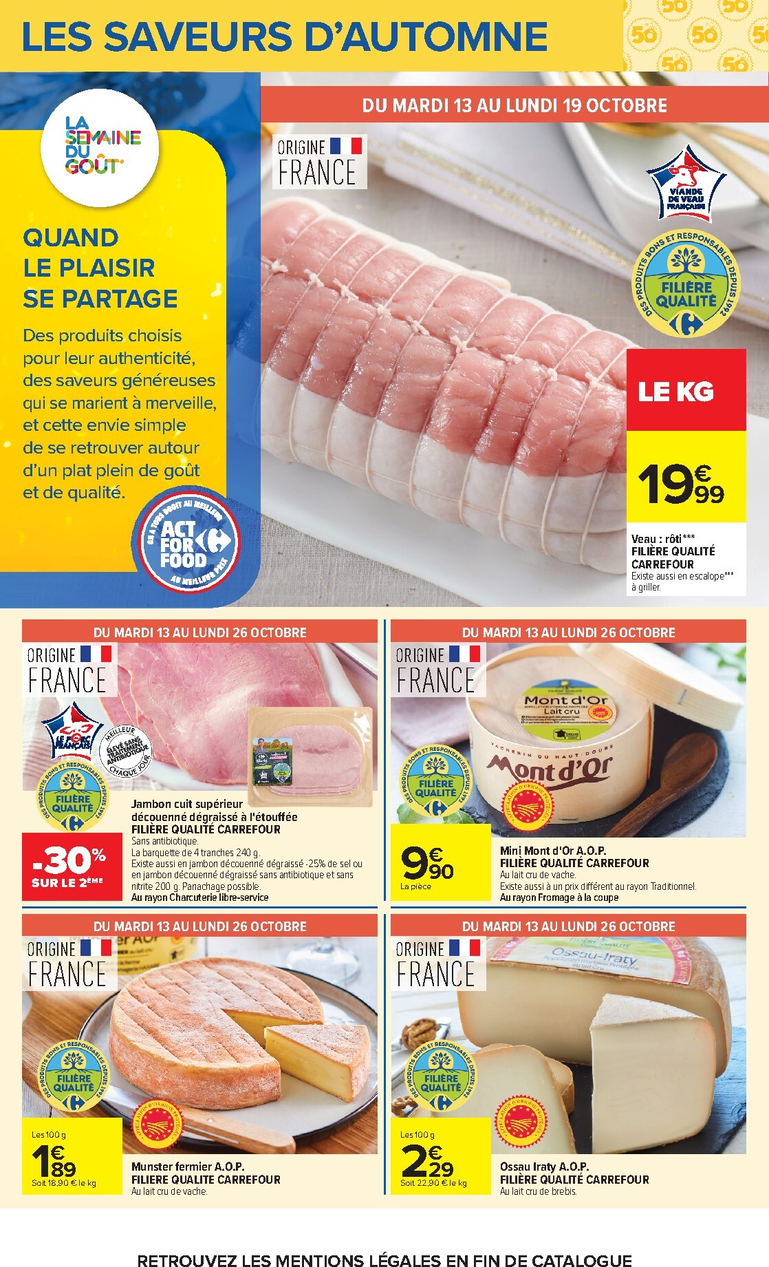 carrefour - Flyer Carrefour pour la semaine prochaine du du mardi 13/10/2026 au du lundi 26/10/2026 - page: 6