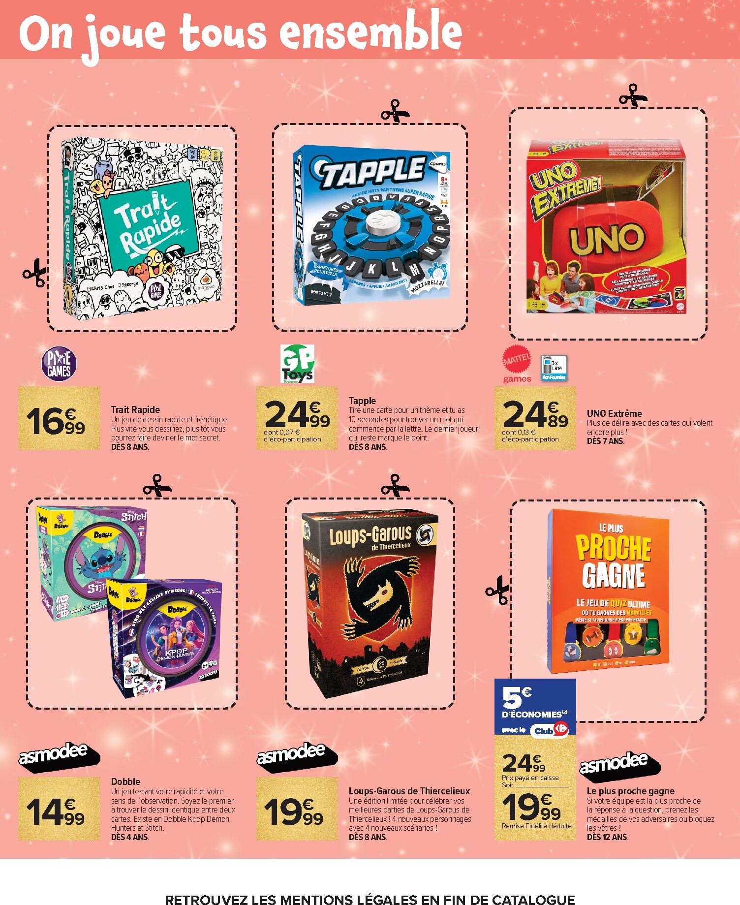 carrefour - Flyer Carrefour - Prêt À Jouer Avec Nous ? pour la semaine prochaine du du mardi 13/10/2026 au du lundi 07/12/2026 - page: 77