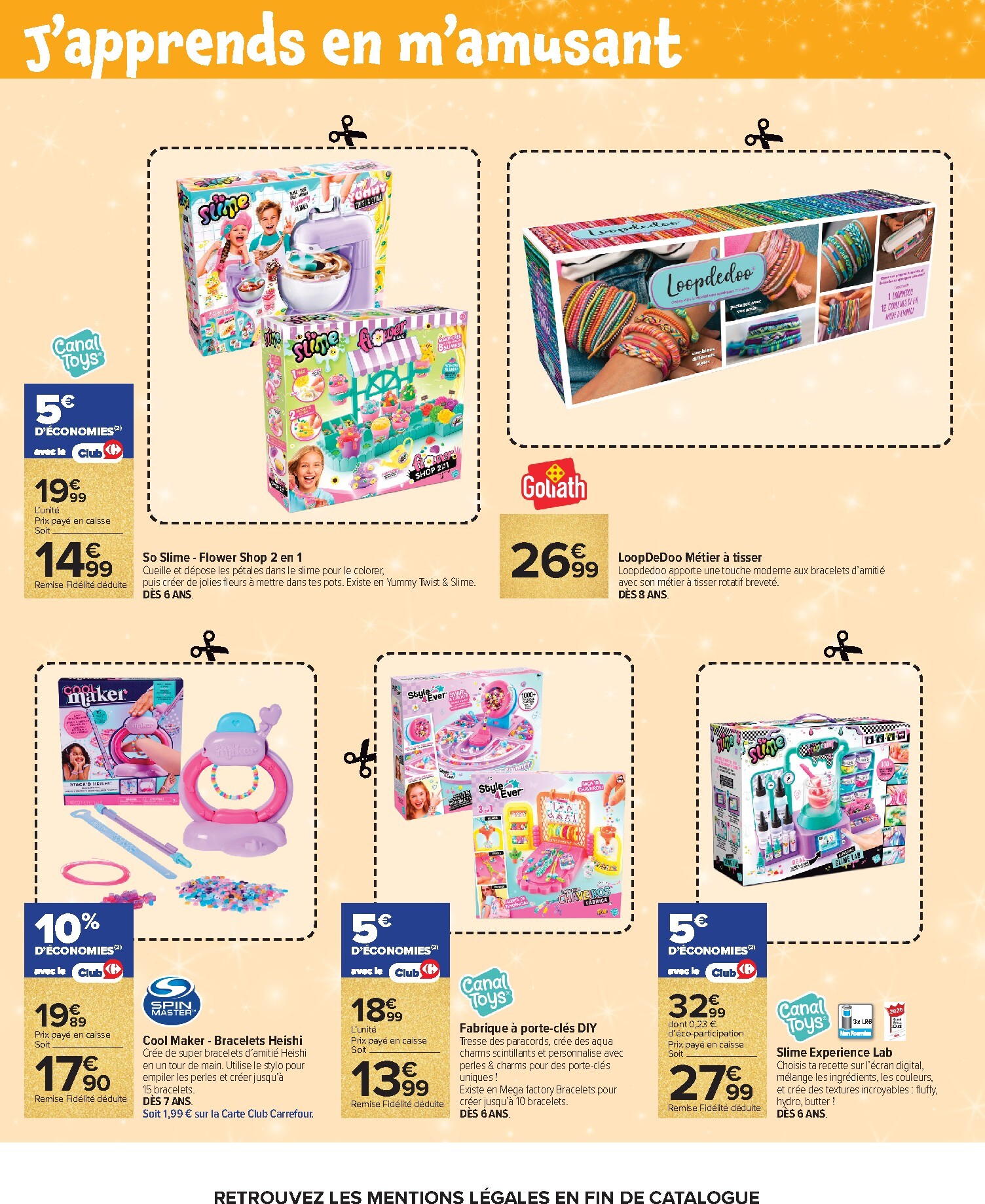 carrefour - Flyer Carrefour - Prêt À Jouer Avec Nous ? pour la semaine prochaine du du mardi 13/10/2026 au du lundi 07/12/2026 - page: 70