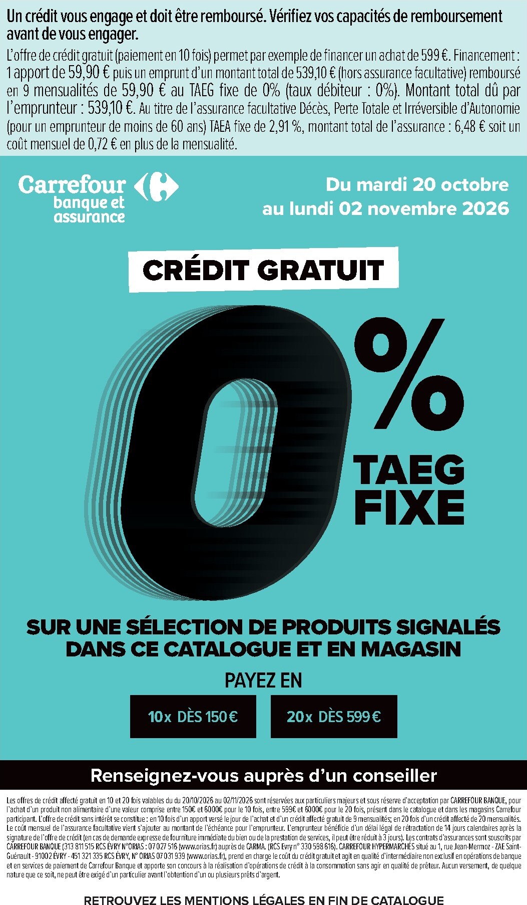 carrefour - Flyer Carrefour - Faites entrer la nouveauté à la maison ! pour la semaine prochaine du du mardi 20/10/2026 au du lundi 02/11/2026 - page: 27