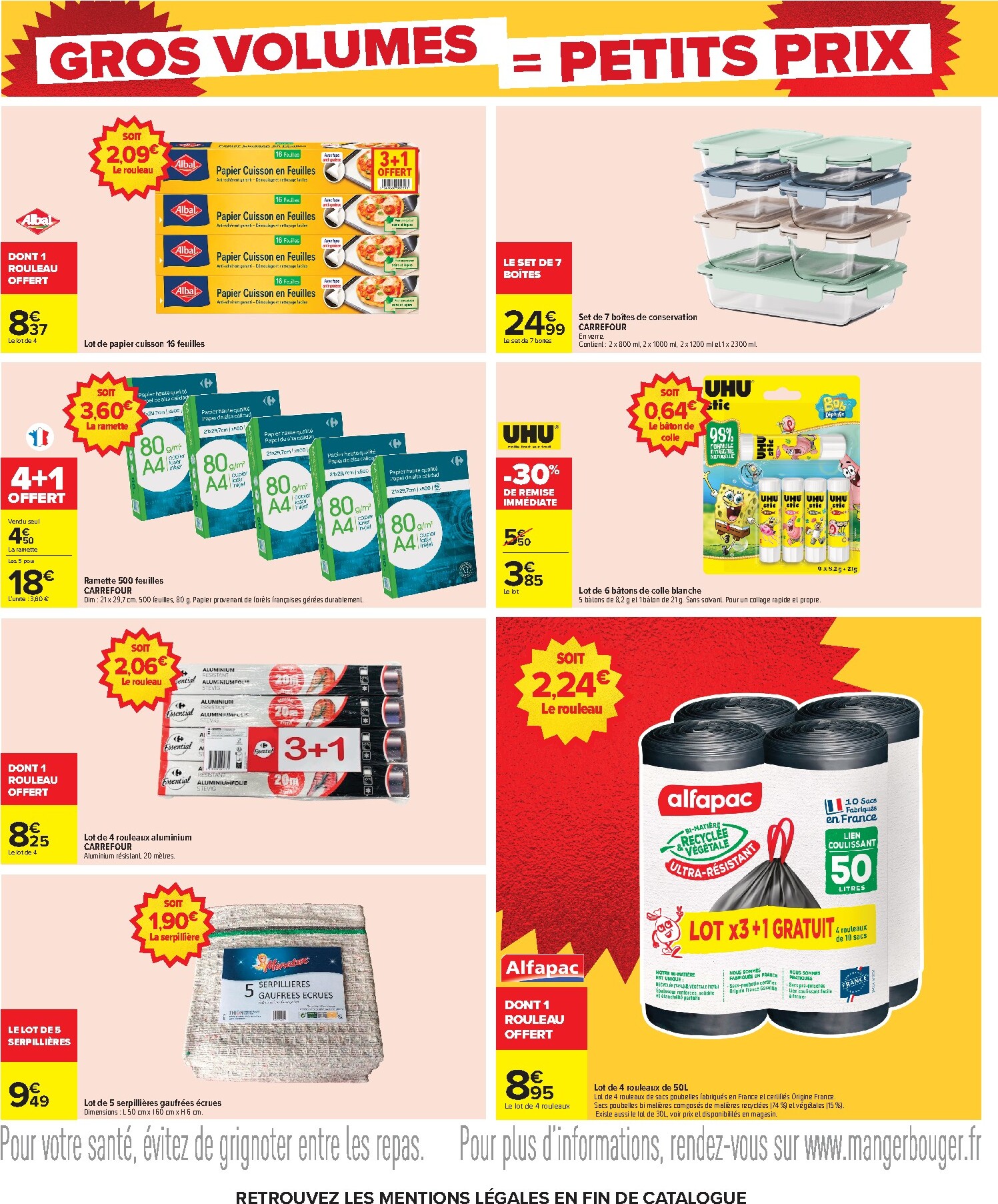 carrefour - Flyer Carrefour - Gros Volumes = Petits Prix pour la semaine prochaine du de jeudi 22/10/2026 au du lundi 09/11/2026 - page: 26