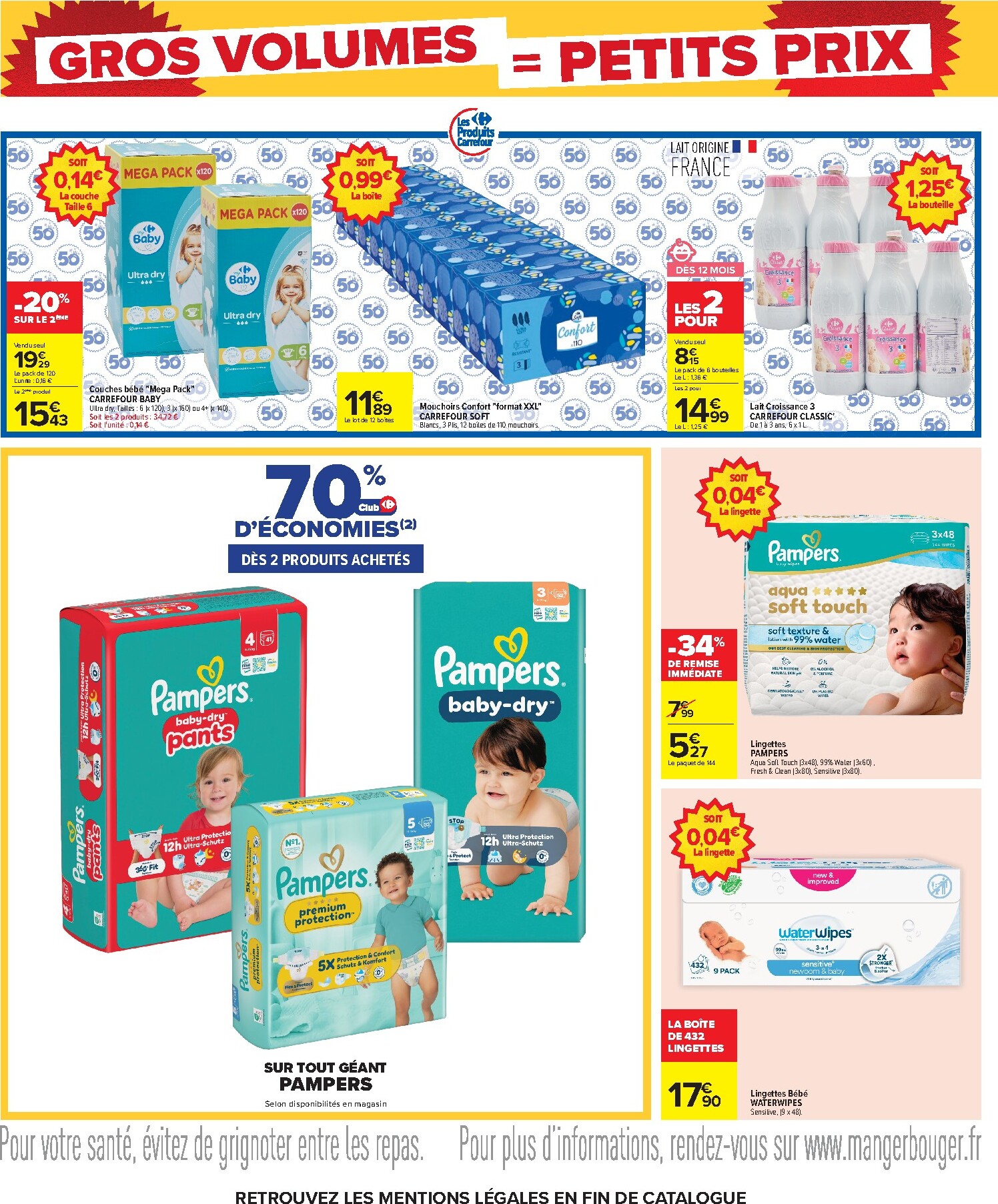 carrefour - Flyer Carrefour - Gros Volumes = Petits Prix pour la semaine prochaine du de jeudi 22/10/2026 au du lundi 09/11/2026 - page: 10