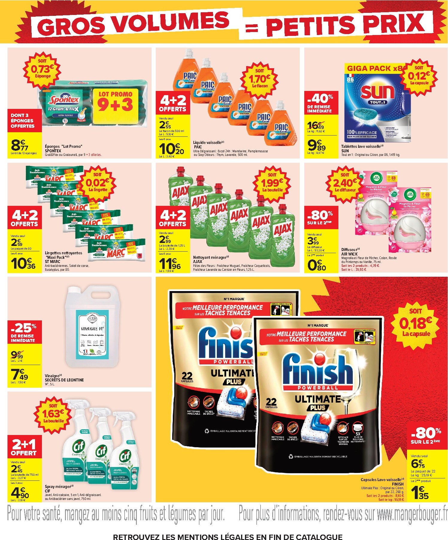 carrefour - Flyer Carrefour - Gros Volumes = Petits Prix pour la semaine prochaine du de jeudi 22/10/2026 au du lundi 09/11/2026 - page: 7