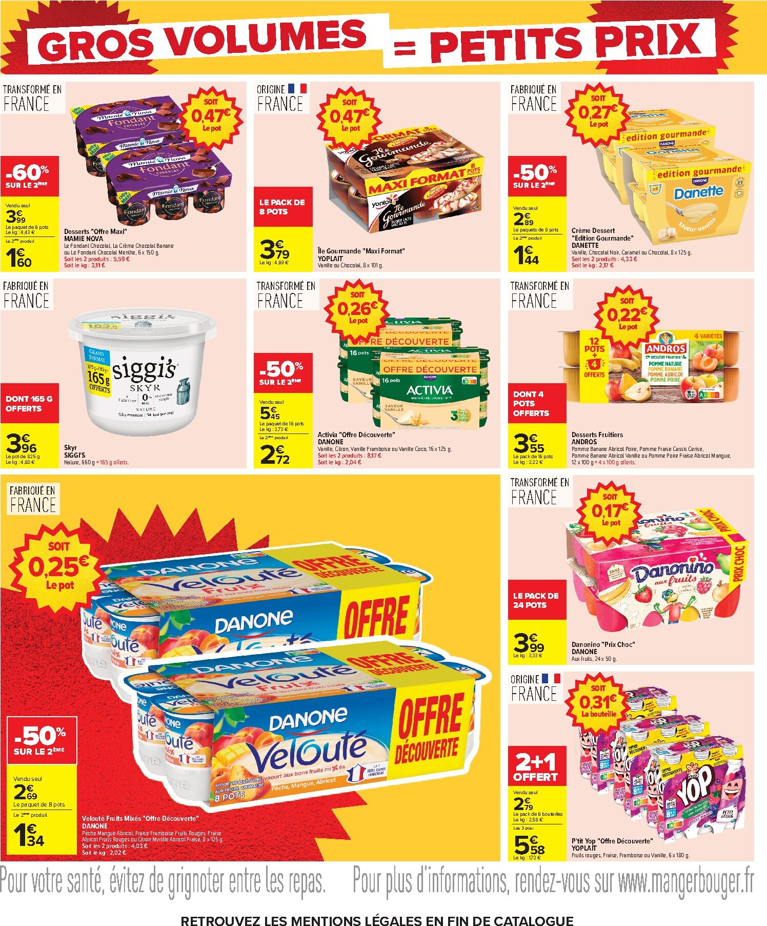carrefour - Flyer Carrefour - Gros Volumes = Petits Prix pour la semaine prochaine du de jeudi 22/10/2026 au du lundi 09/11/2026 - page: 16