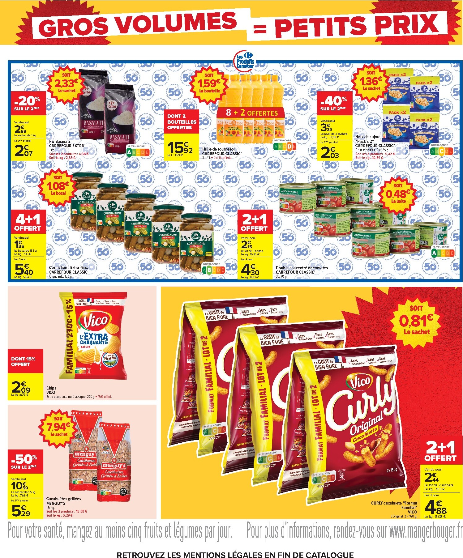 carrefour - Flyer Carrefour - Gros Volumes = Petits Prix pour la semaine prochaine du de jeudi 22/10/2026 au du lundi 09/11/2026 - page: 23
