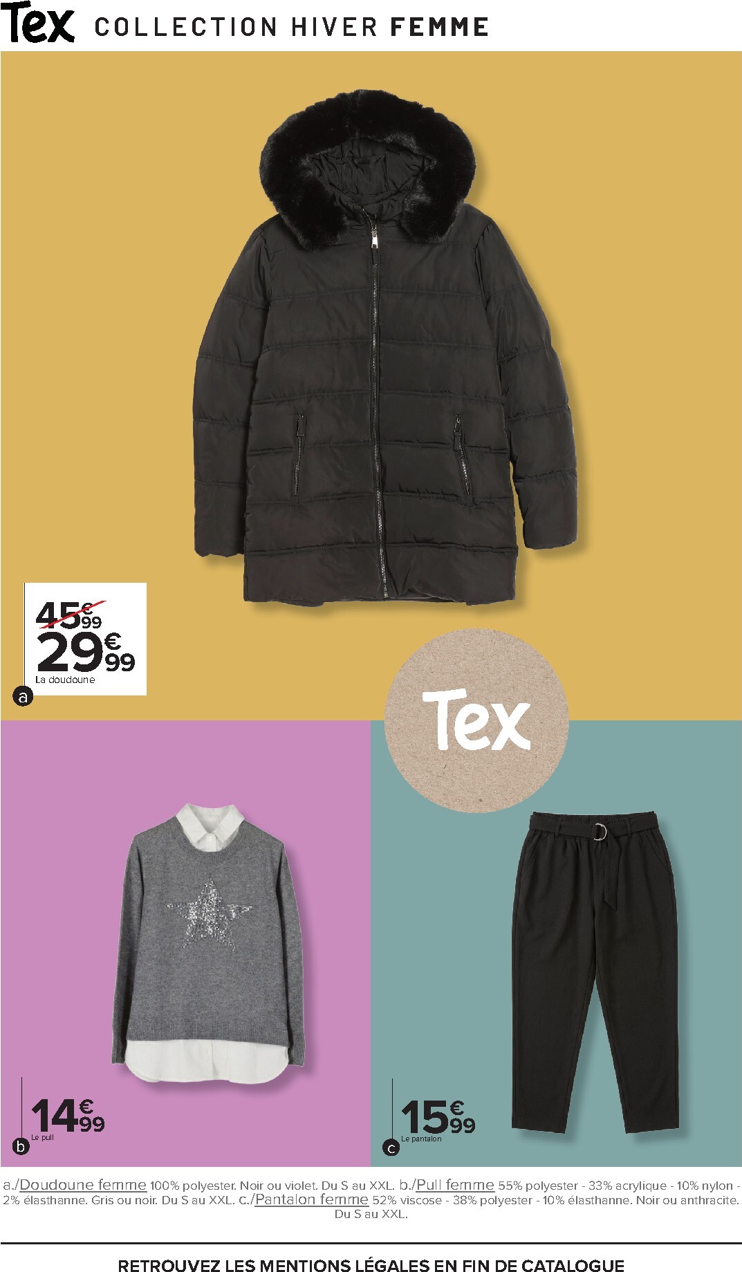 carrefour - Flyer Carrefour - Tex Catalogue Hiver pour la semaine prochaine du du mardi 20/10/2026 au du lundi 02/11/2026 - page: 5