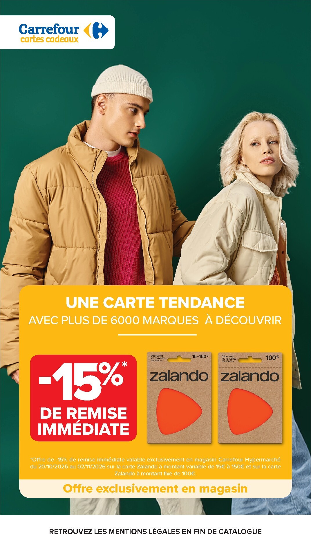 carrefour - Flyer Carrefour - Tex Catalogue Hiver pour la semaine prochaine du du mardi 20/10/2026 au du lundi 02/11/2026 - page: 13