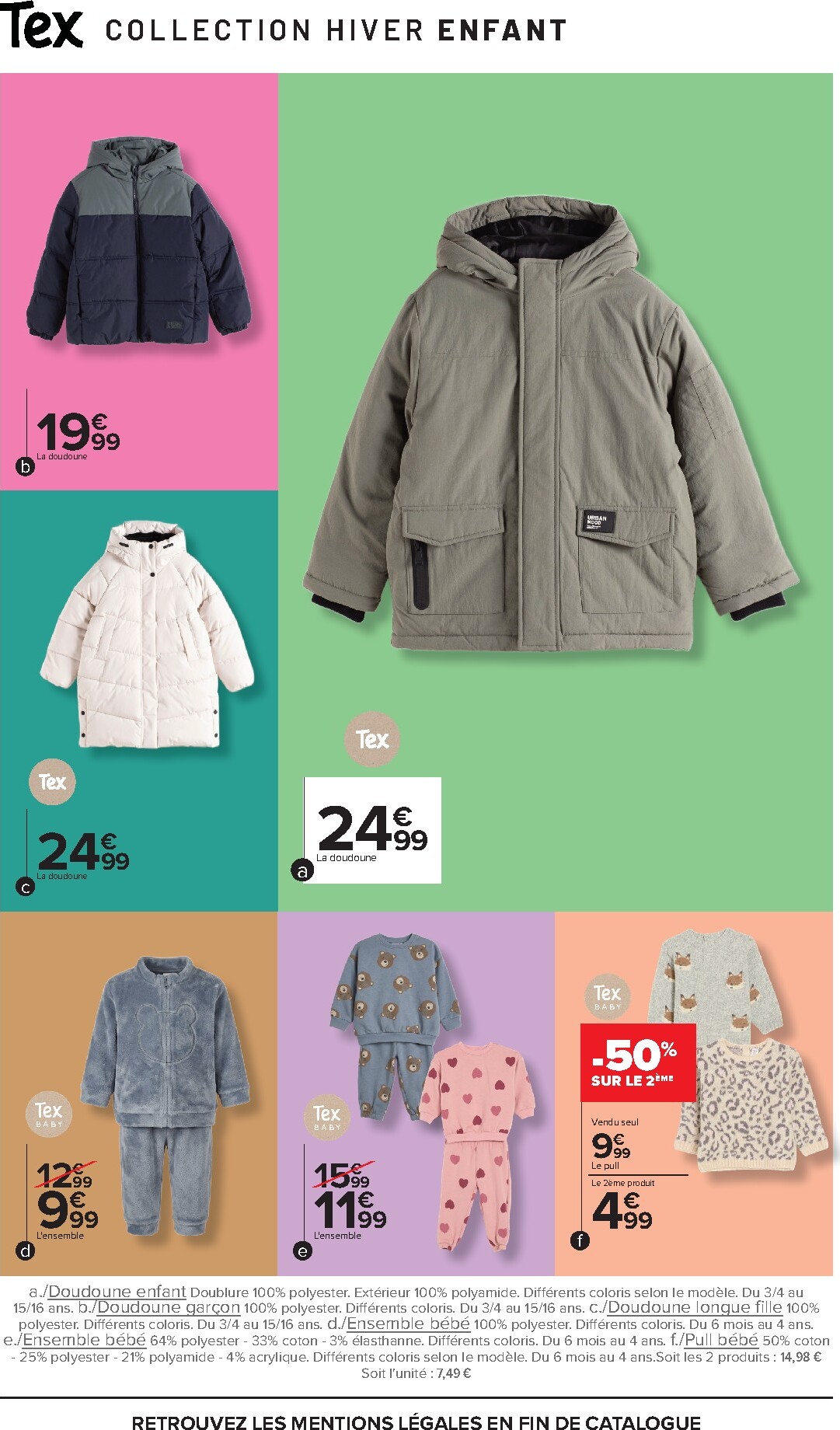 carrefour - Flyer Carrefour - Tex Catalogue Hiver pour la semaine prochaine du du mardi 20/10/2026 au du lundi 02/11/2026 - page: 15