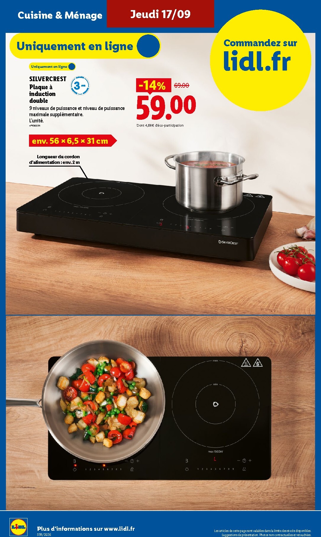 lidl - Current Lidl - Exclu Web leaflet valid from du lundi 14/09/2026 to de jeudi 17/09/2026 - page: 8
