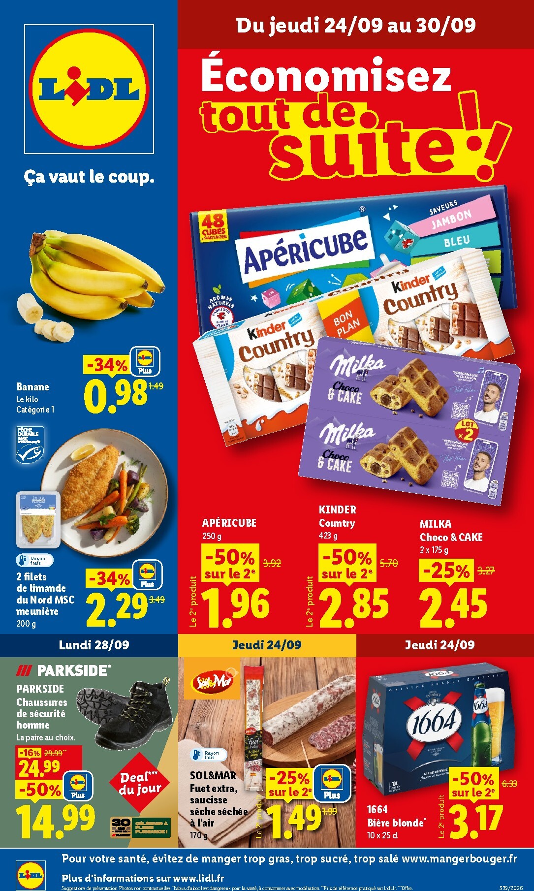 lidl - Flyer Lidl pour la semaine prochaine du de jeudi 24/09/2026 au du mercredi 30/09/2026