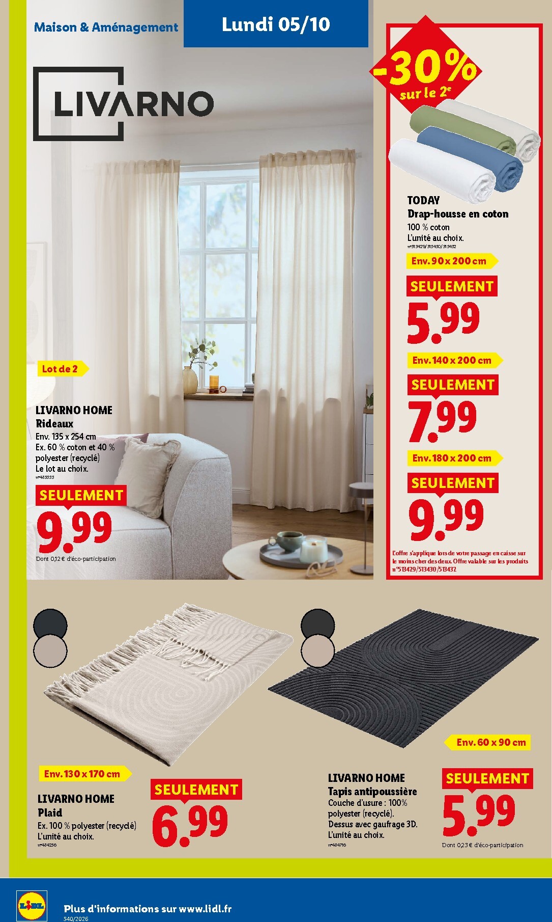 lidl - Flyer Lidl pour la semaine prochaine du de jeudi 01/10/2026 au du mercredi 07/10/2026 - page: 50