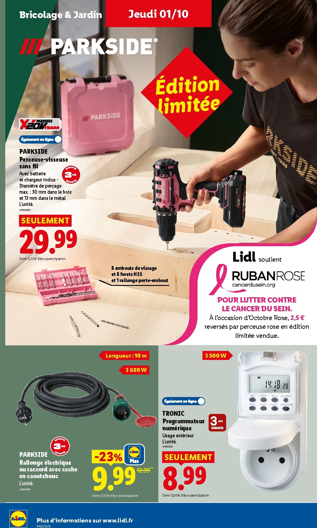 lidl - Flyer Lidl pour la semaine prochaine du de jeudi 01/10/2026 au du mercredi 07/10/2026 - page: 40