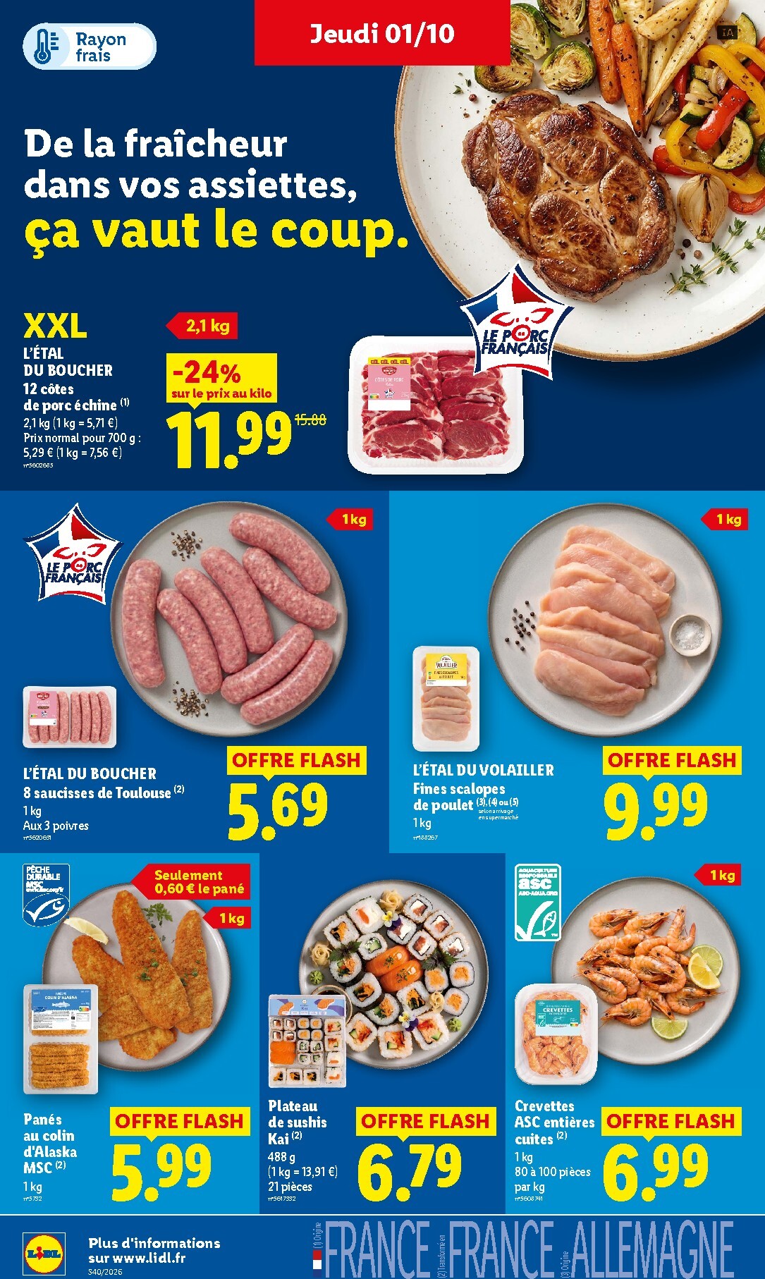 lidl - Flyer Lidl pour la semaine prochaine du de jeudi 01/10/2026 au du mercredi 07/10/2026 - page: 10