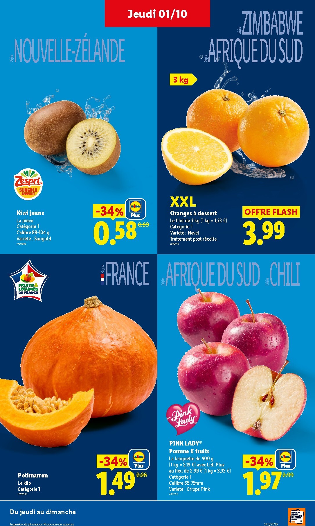 lidl - Flyer Lidl pour la semaine prochaine du de jeudi 01/10/2026 au du mercredi 07/10/2026 - page: 3