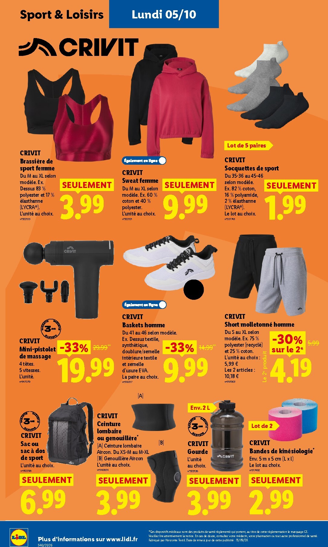 lidl - Flyer Lidl pour la semaine prochaine du de jeudi 01/10/2026 au du mercredi 07/10/2026 - page: 52