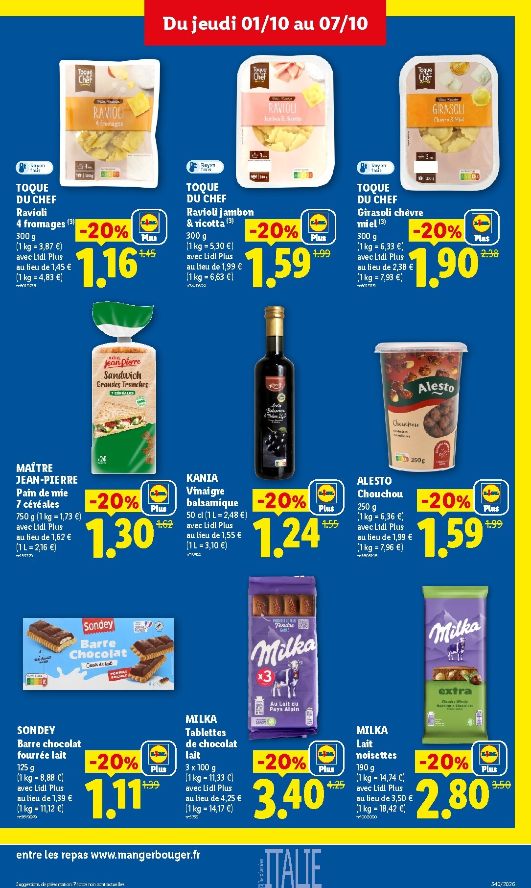 lidl - Flyer Lidl pour la semaine prochaine du de jeudi 01/10/2026 au du mercredi 07/10/2026 - page: 15