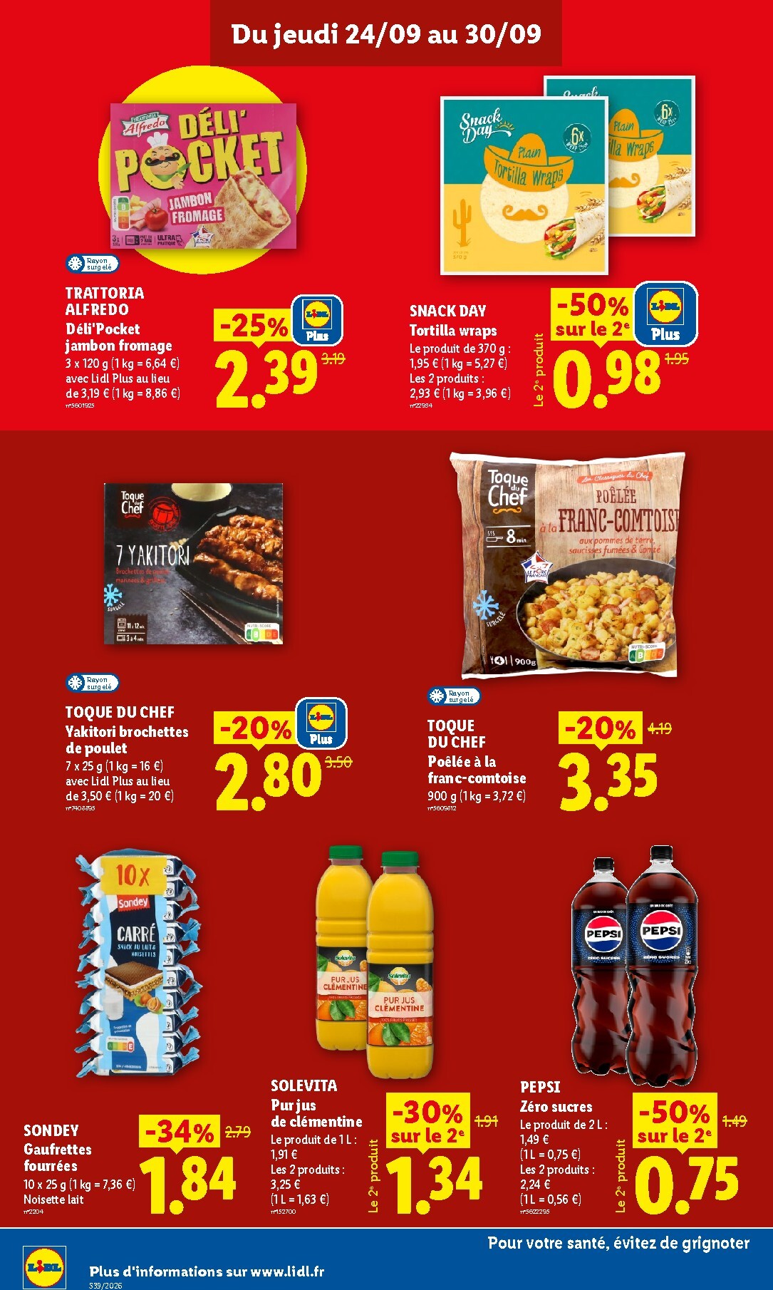 lidl - Current Lidl leaflet valid from de jeudi 24/09/2026 to du mercredi 30/09/2026 - page: 14