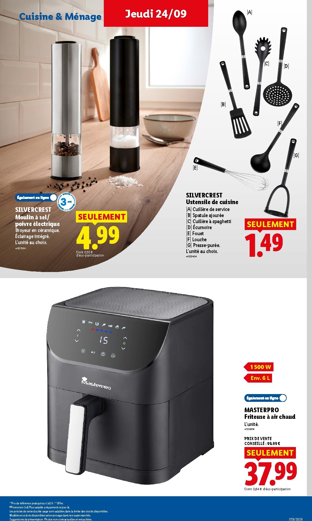 lidl - Current Lidl leaflet valid from de jeudi 24/09/2026 to du mercredi 30/09/2026 - page: 37