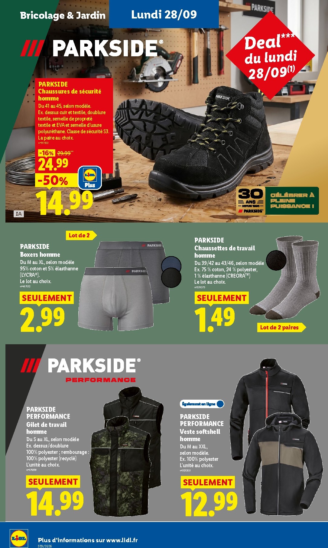 lidl - Current Lidl leaflet valid from de jeudi 24/09/2026 to du mercredi 30/09/2026 - page: 52