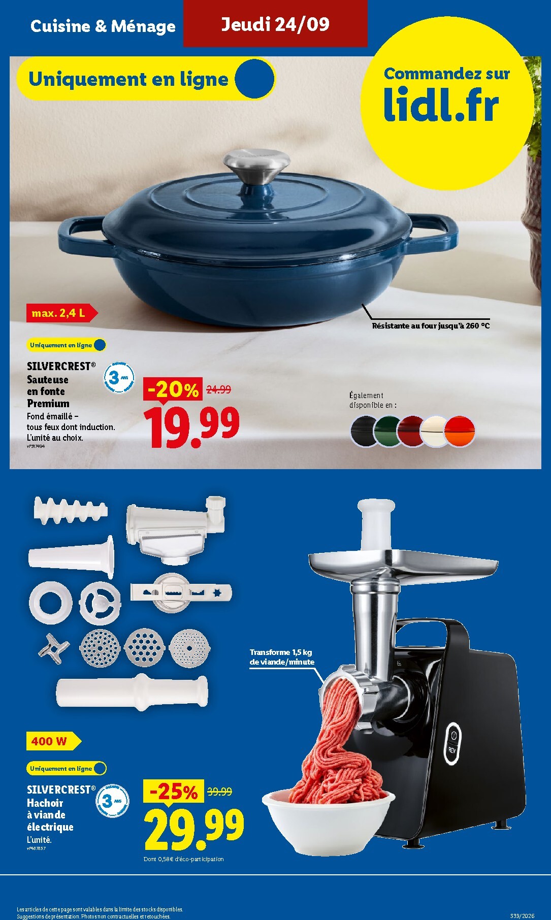 lidl - Current Lidl leaflet valid from de jeudi 24/09/2026 to du mercredi 30/09/2026 - page: 7