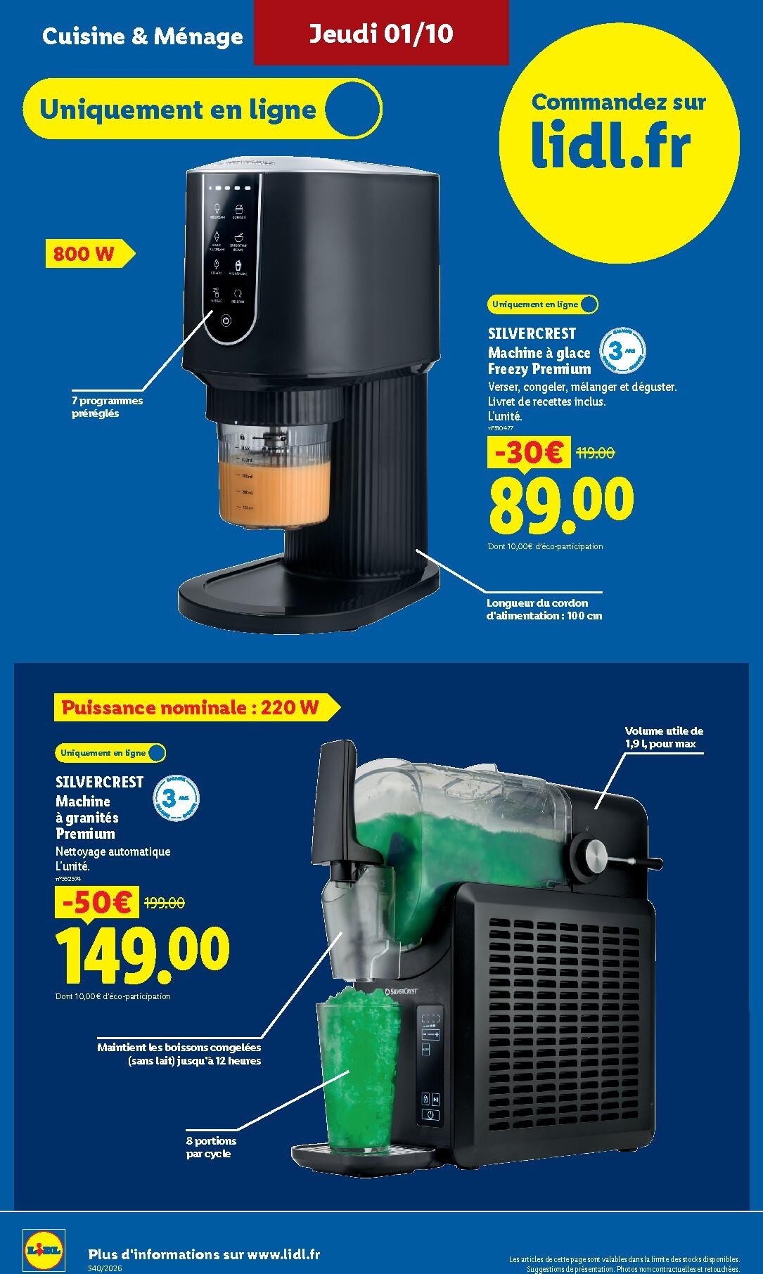 lidl - Current Lidl - Exclu Web leaflet valid from du lundi 28/09/2026 to de jeudi 01/10/2026 - page: 14