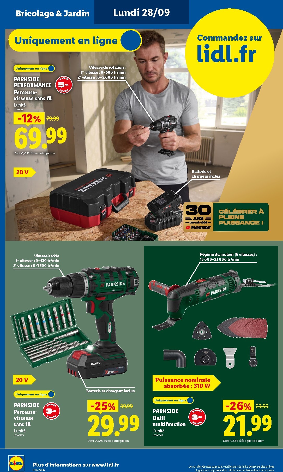 lidl - Current Lidl - Exclu Web leaflet valid from du lundi 28/09/2026 to de jeudi 01/10/2026 - page: 4
