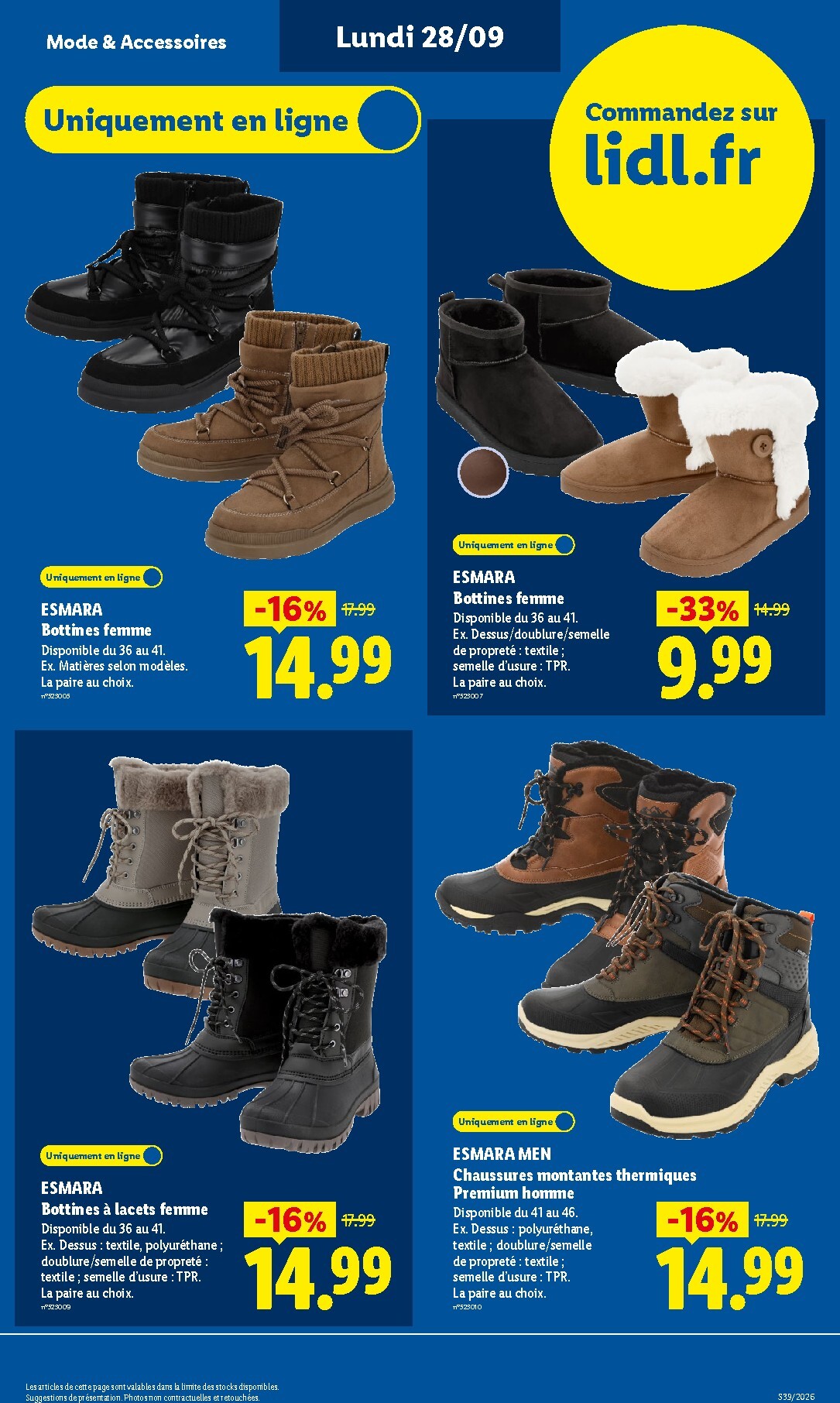 lidl - Current Lidl - Exclu Web leaflet valid from du lundi 28/09/2026 to de jeudi 01/10/2026 - page: 9
