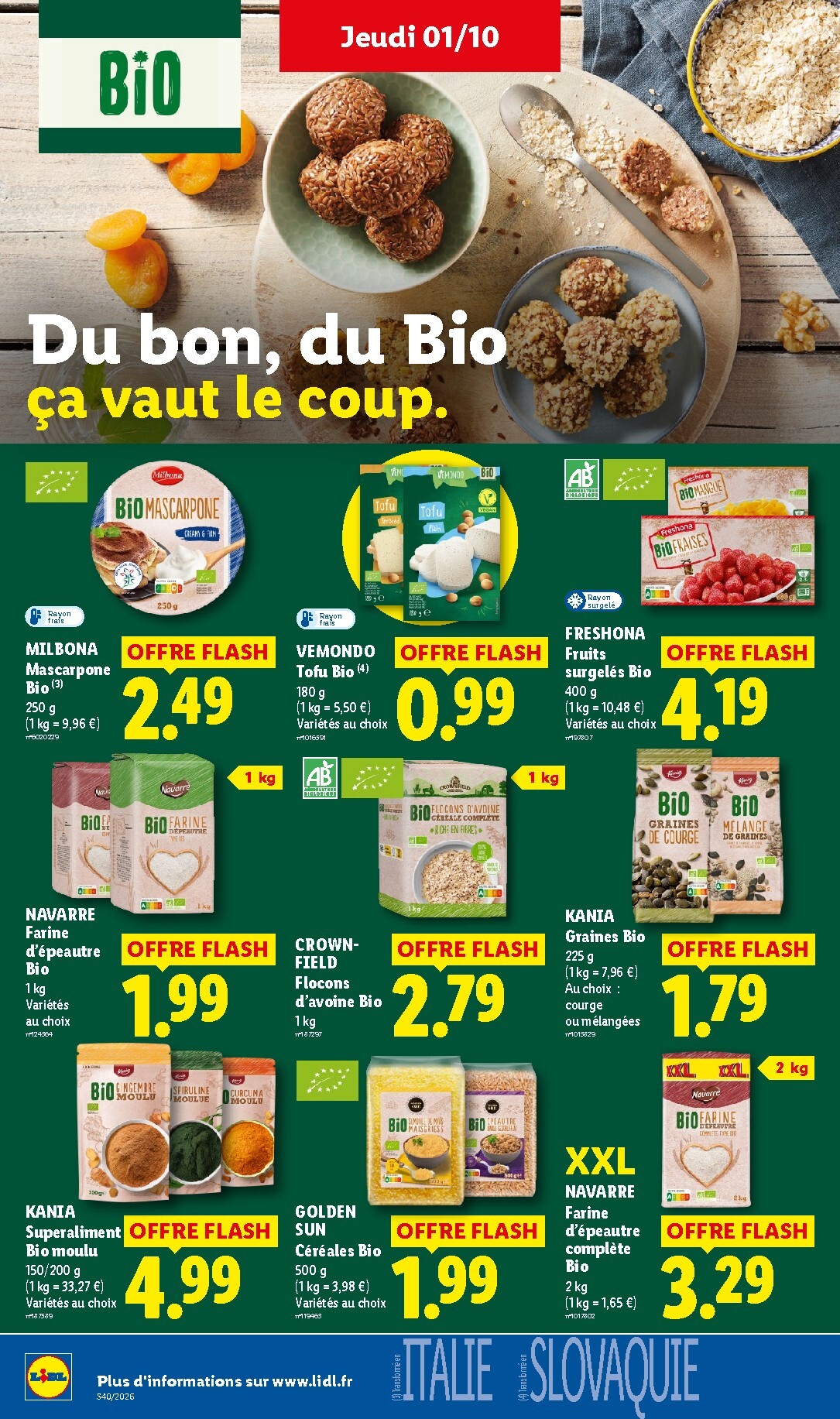 lidl - Prospectus Lidl valide du de jeudi 01/10/2026 au du mercredi 07/10/2026 - page: 24