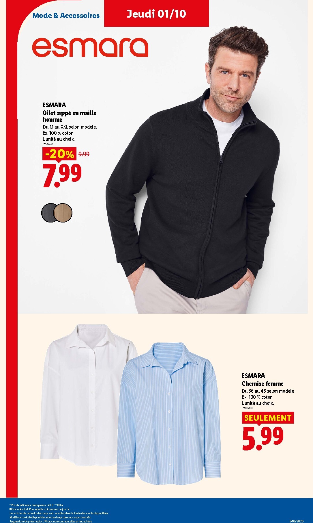 lidl - Prospectus Lidl valide du de jeudi 01/10/2026 au du mercredi 07/10/2026 - page: 41