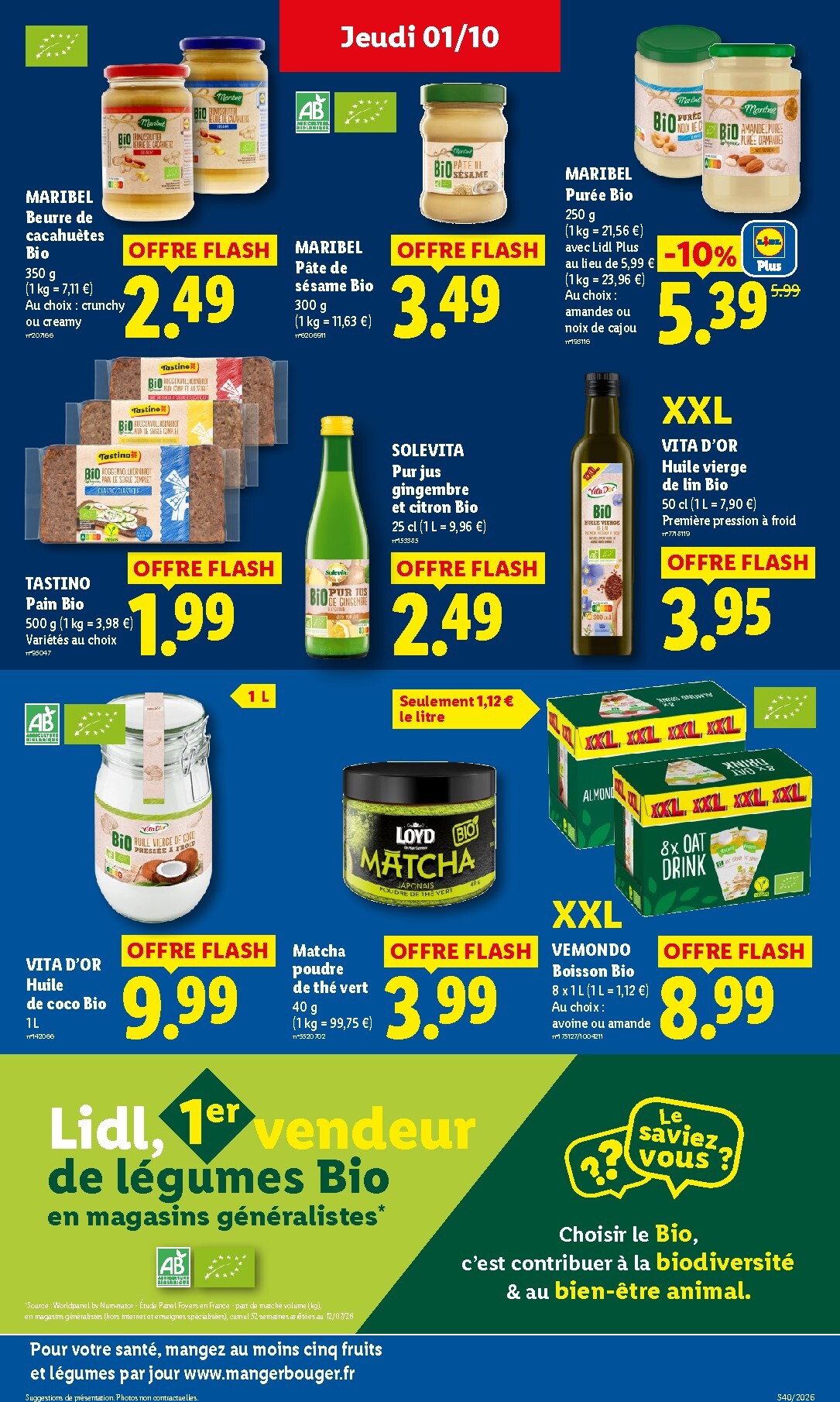 lidl - Prospectus Lidl valide du de jeudi 01/10/2026 au du mercredi 07/10/2026 - page: 25
