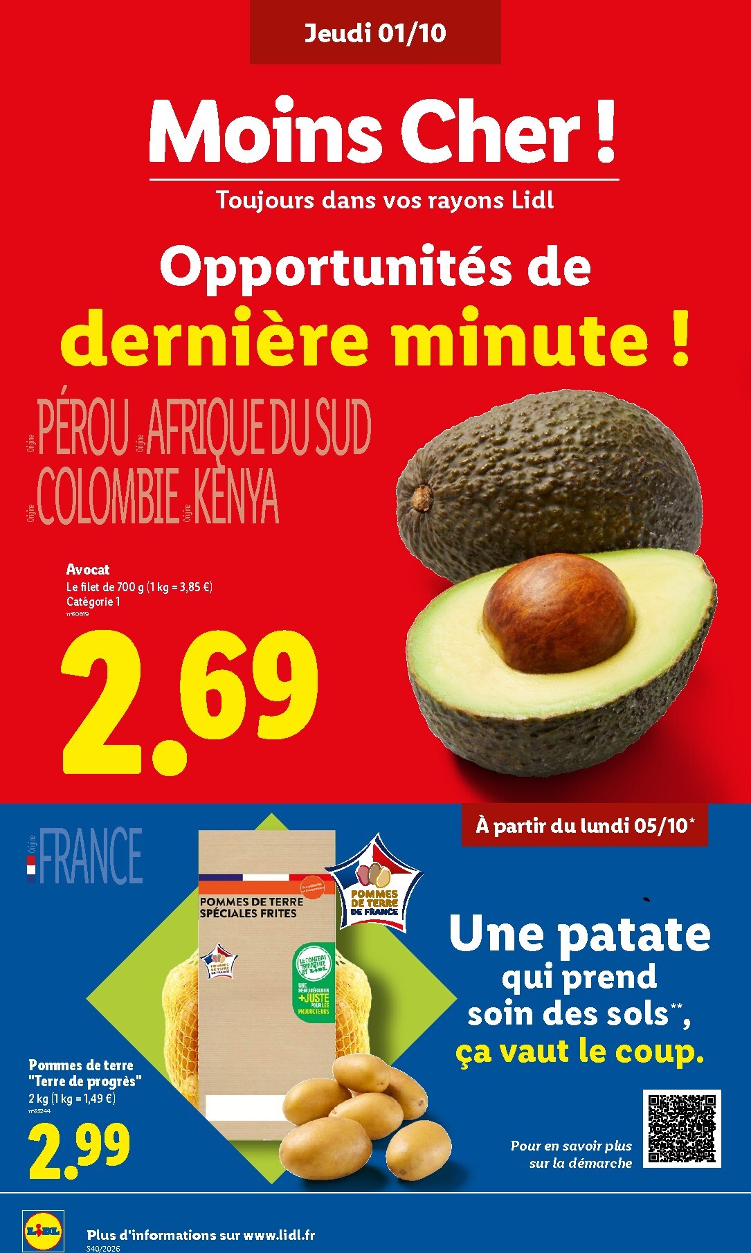 lidl - Prospectus Lidl valide du de jeudi 01/10/2026 au du mercredi 07/10/2026 - page: 4