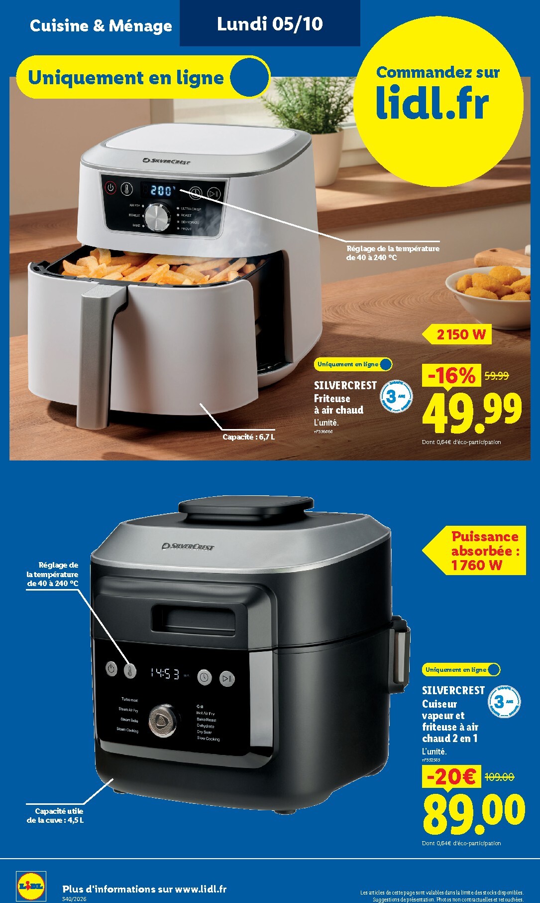 lidl - Prospectus Lidl valide du de jeudi 01/10/2026 au du mercredi 07/10/2026 - page: 8