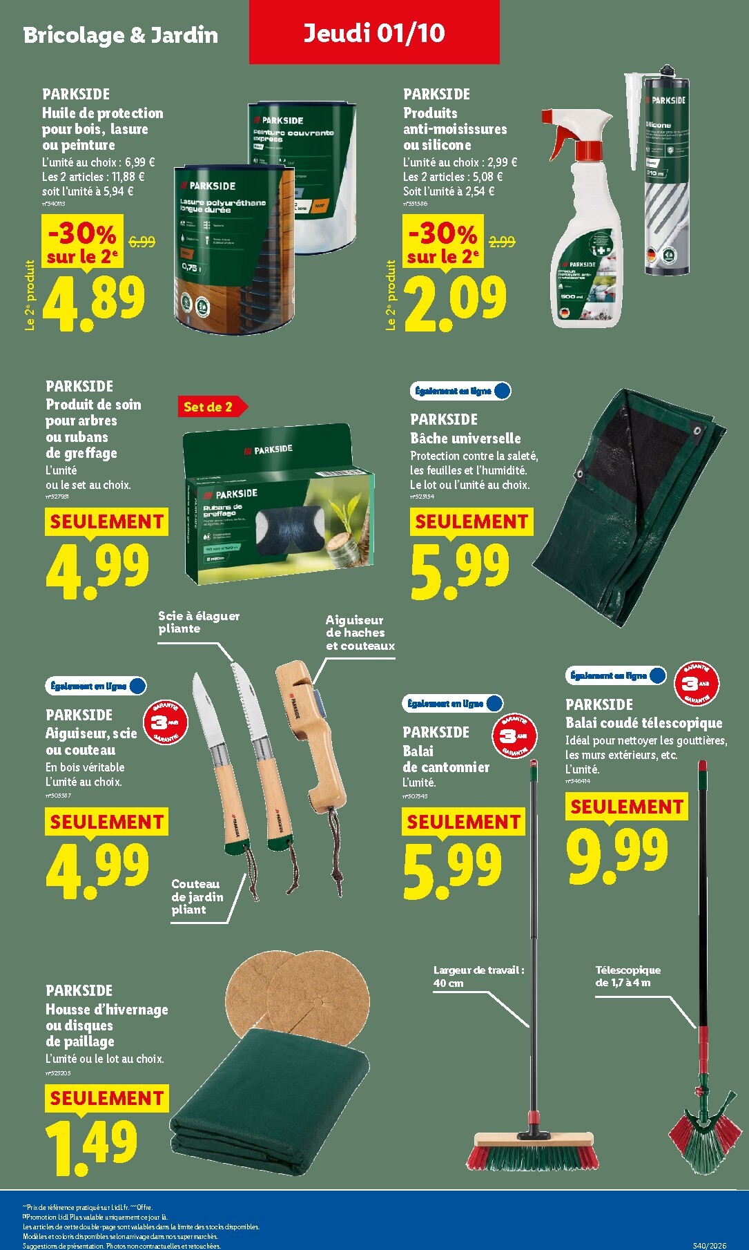 lidl - Prospectus Lidl valide du de jeudi 01/10/2026 au du mercredi 07/10/2026 - page: 39