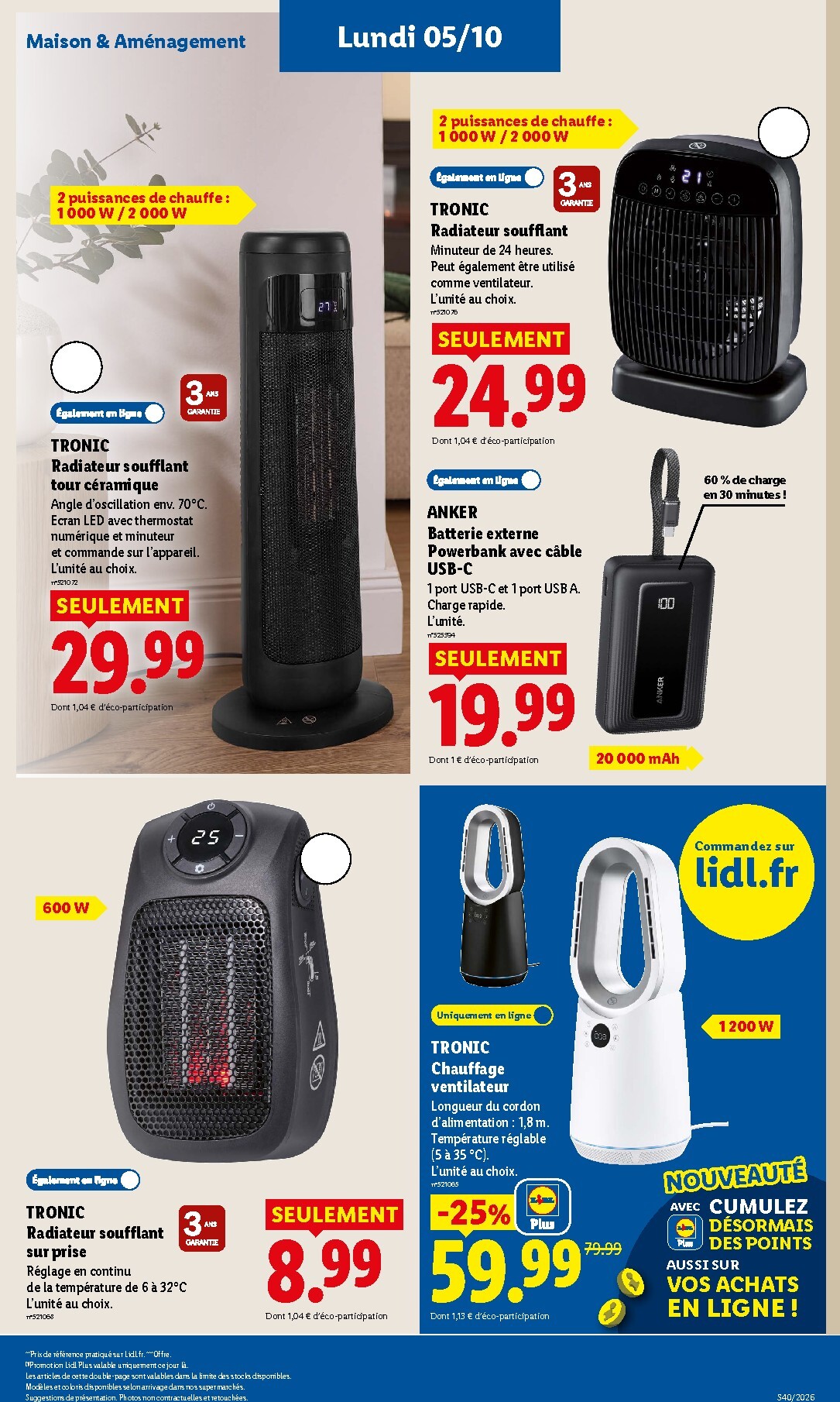 lidl - Prospectus Lidl valide du de jeudi 01/10/2026 au du mercredi 07/10/2026 - page: 49