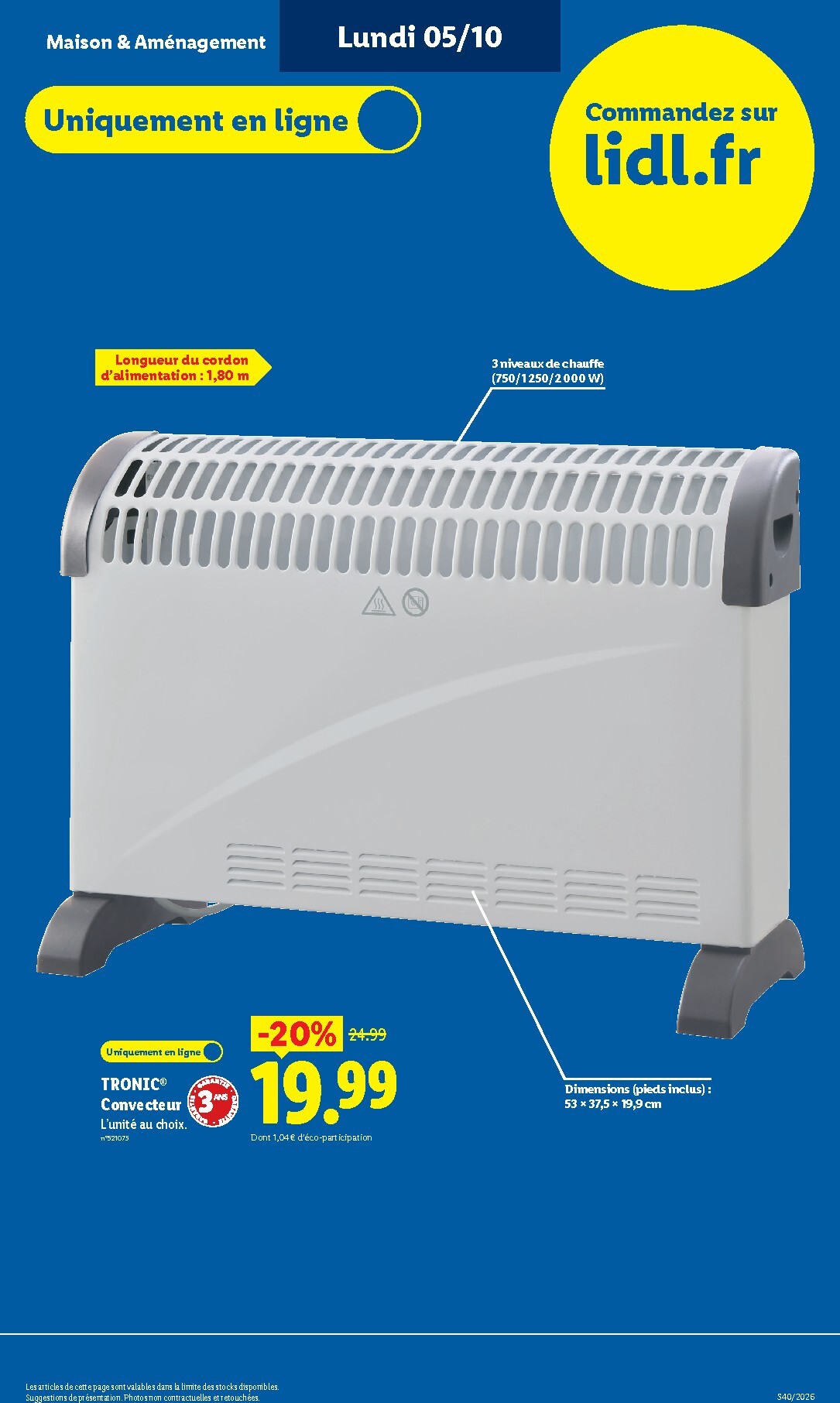 lidl - Prospectus Lidl valide du de jeudi 01/10/2026 au du mercredi 07/10/2026 - page: 45