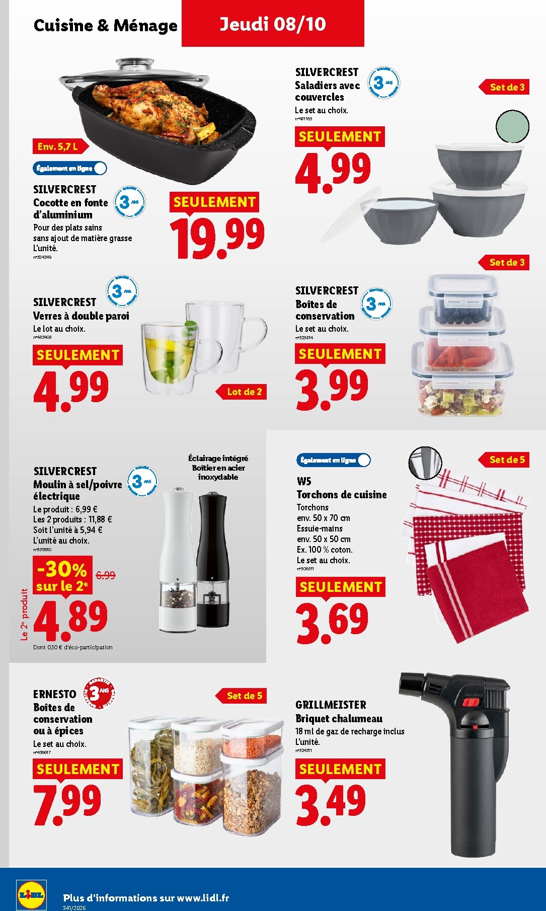 lidl - Flyer Lidl pour la semaine prochaine du de jeudi 08/10/2026 au du mercredi 14/10/2026 - page: 40