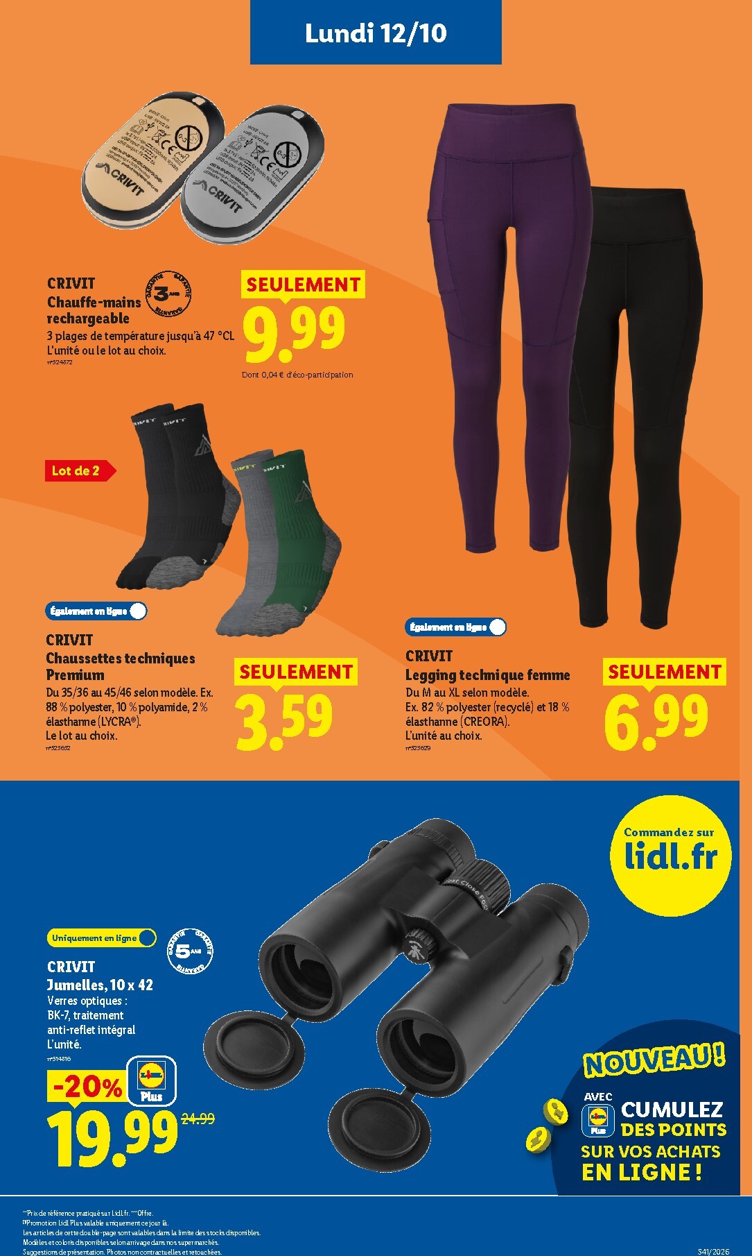 lidl - Flyer Lidl pour la semaine prochaine du de jeudi 08/10/2026 au du mercredi 14/10/2026 - page: 57