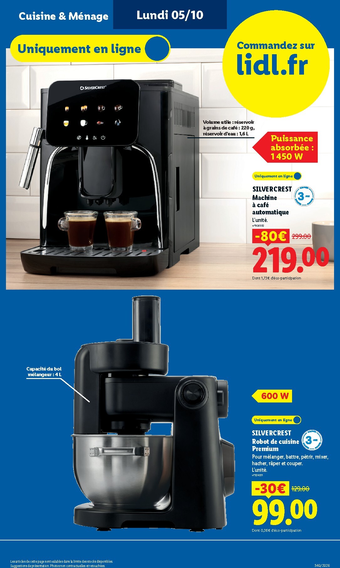 lidl - Current Lidl - Exclu Web leaflet valid from du lundi 05/10/2026 to de jeudi 08/10/2026 - page: 3