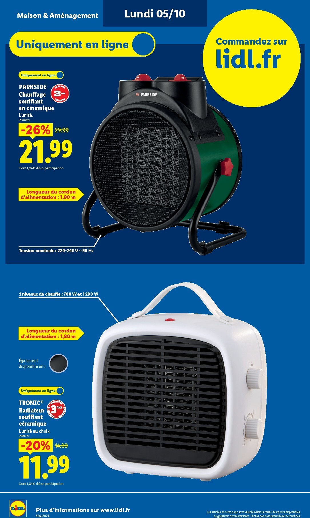 lidl - Current Lidl - Exclu Web leaflet valid from du lundi 05/10/2026 to de jeudi 08/10/2026 - page: 4