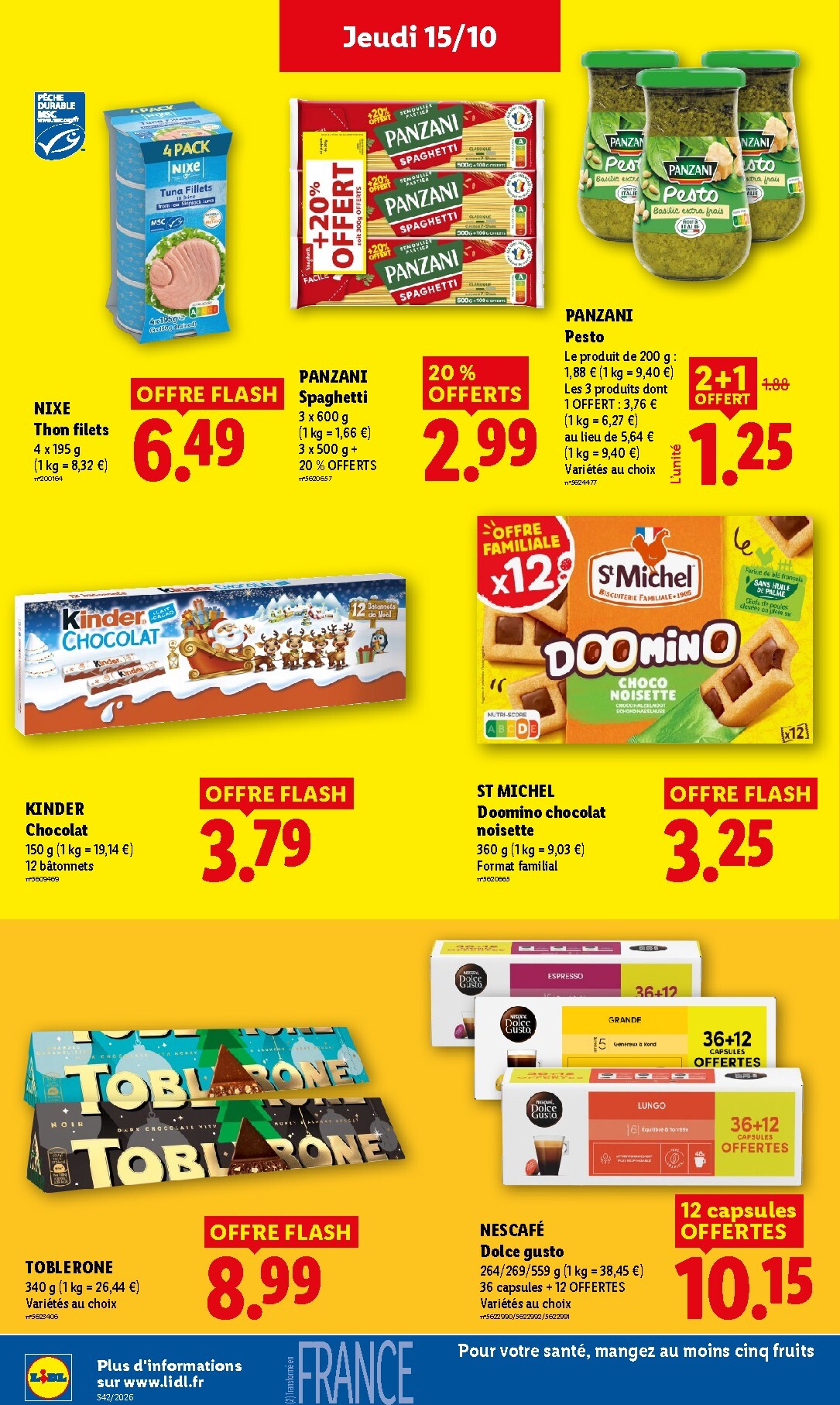 lidl - Flyer Lidl pour la semaine prochaine du de jeudi 15/10/2026 au du mercredi 21/10/2026 - page: 20