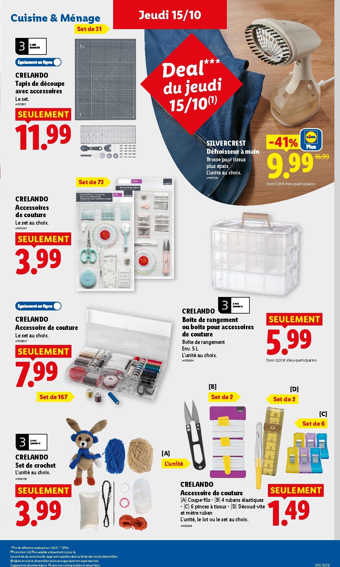 lidl - Flyer Lidl pour la semaine prochaine du de jeudi 15/10/2026 au du mercredi 21/10/2026 - page: 47