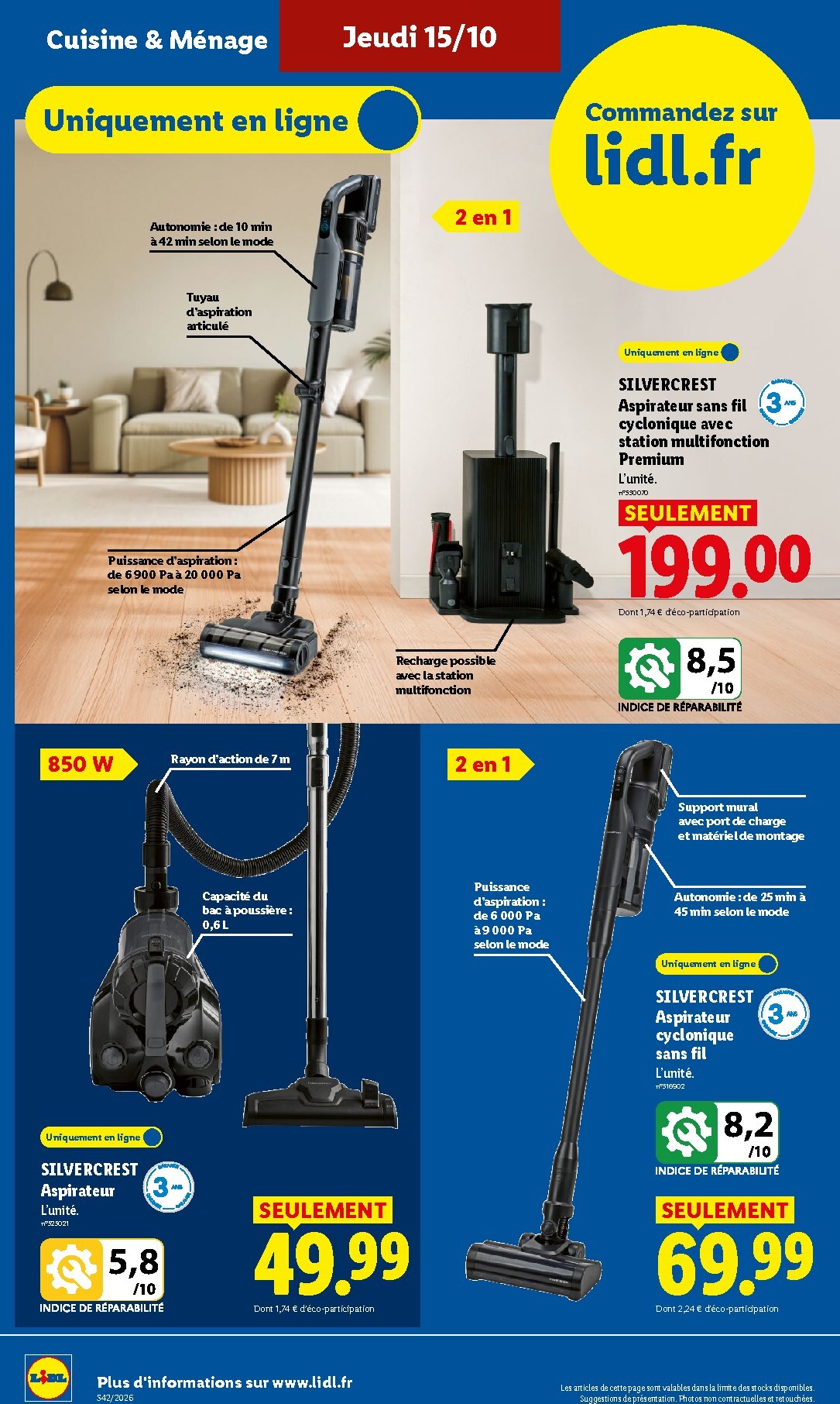 lidl - Current Lidl - Les Exclus Web de la semaine leaflet valid from du lundi 12/10/2026 to de jeudi 15/10/2026 - page: 12