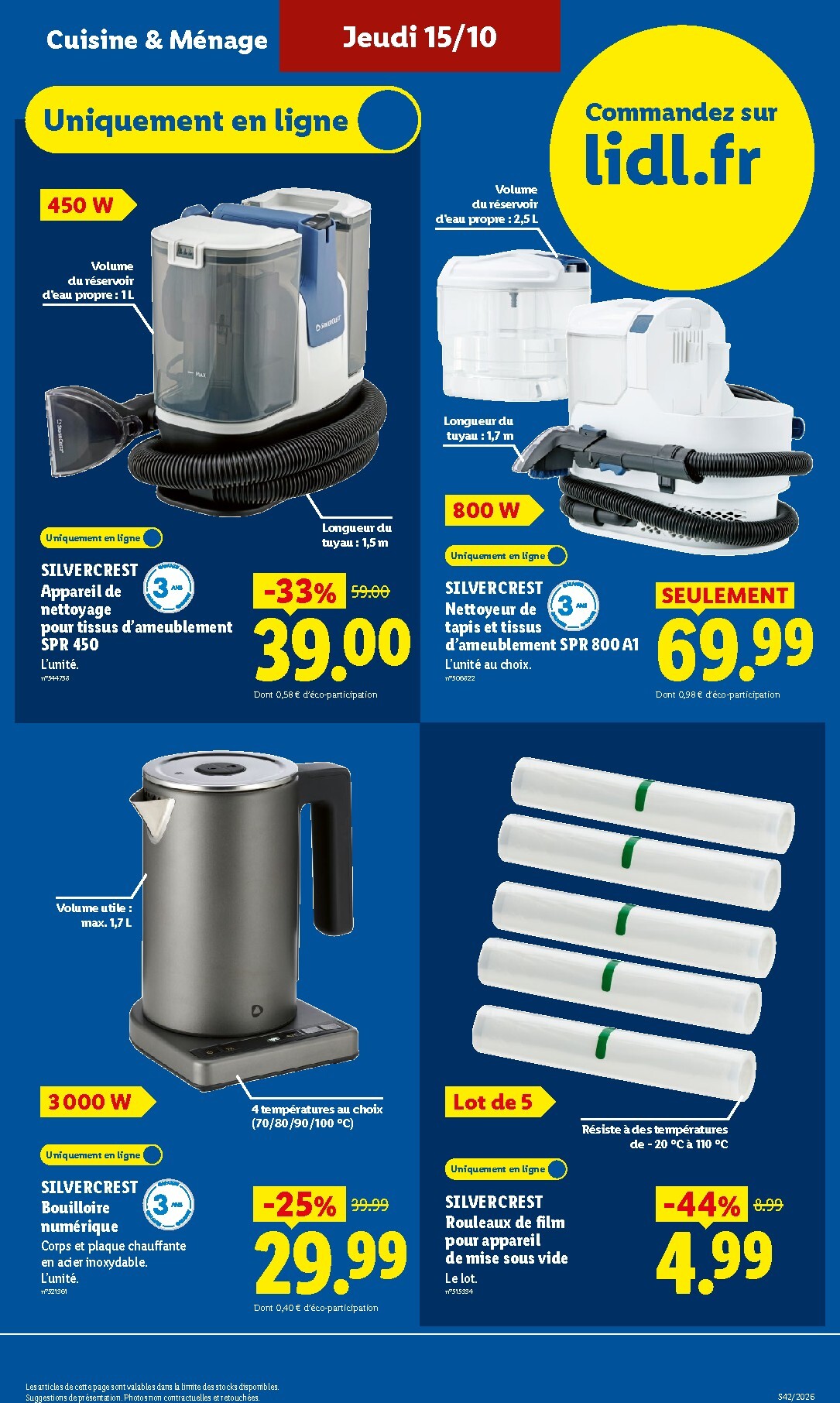 lidl - Current Lidl - Les Exclus Web de la semaine leaflet valid from du lundi 12/10/2026 to de jeudi 15/10/2026 - page: 13