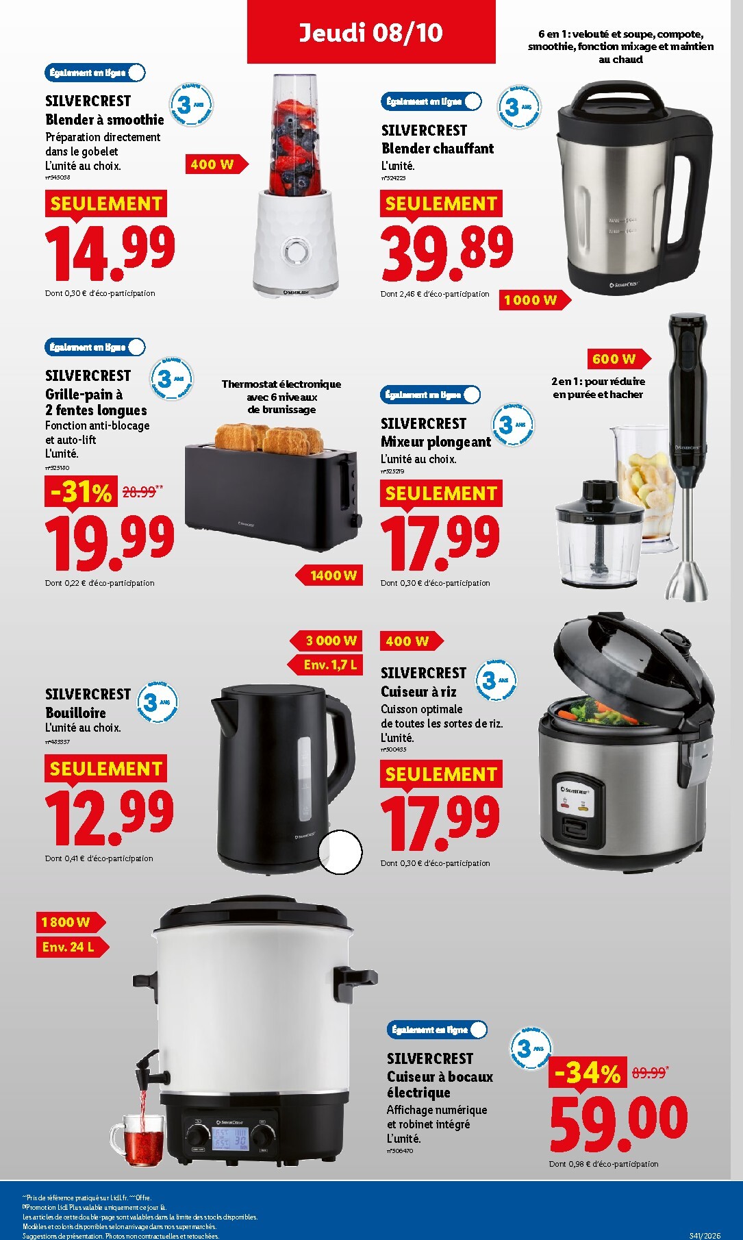 lidl - Current Lidl leaflet valid from de jeudi 08/10/2026 to du mercredi 14/10/2026 - page: 37
