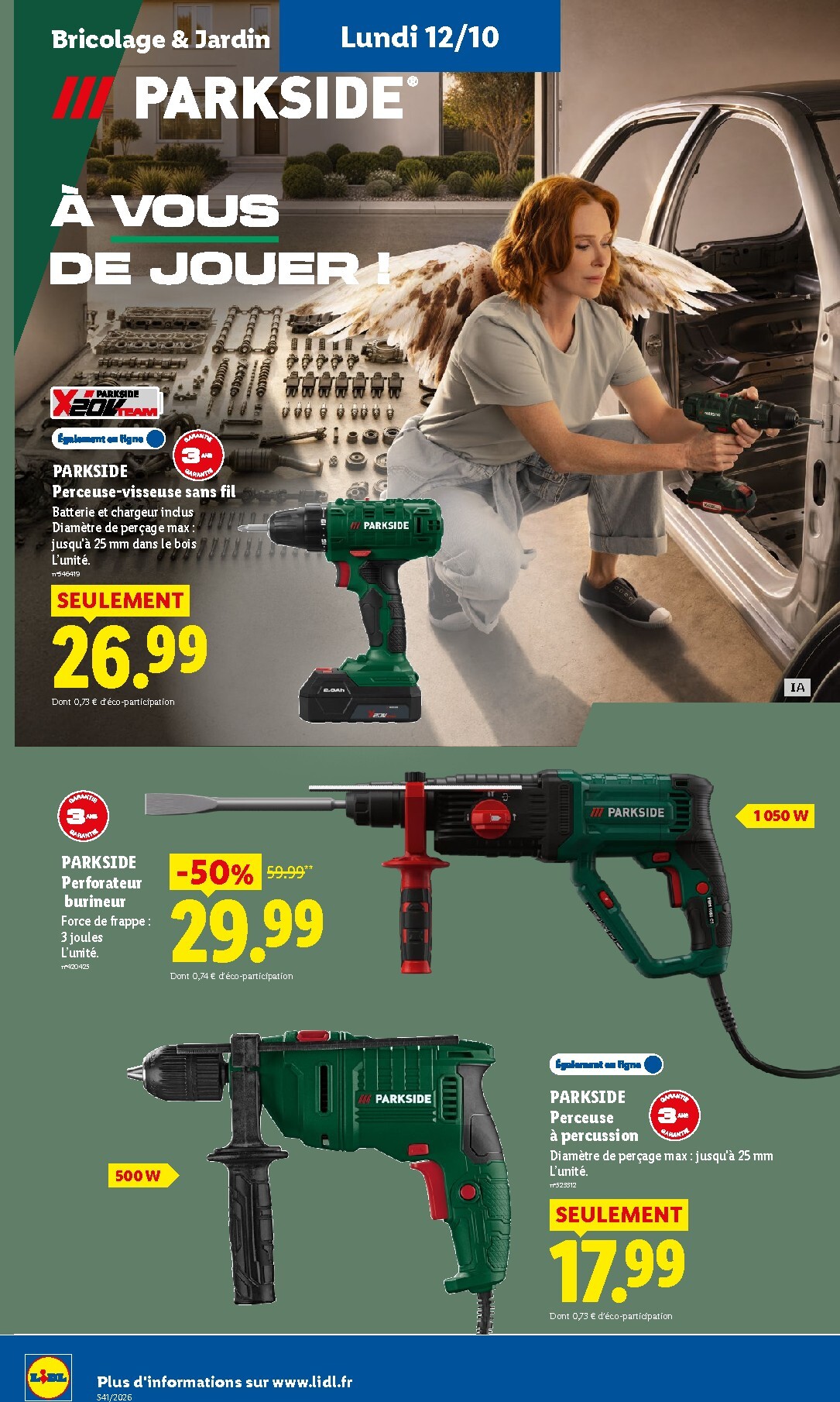 lidl - Current Lidl leaflet valid from de jeudi 08/10/2026 to du mercredi 14/10/2026 - page: 50