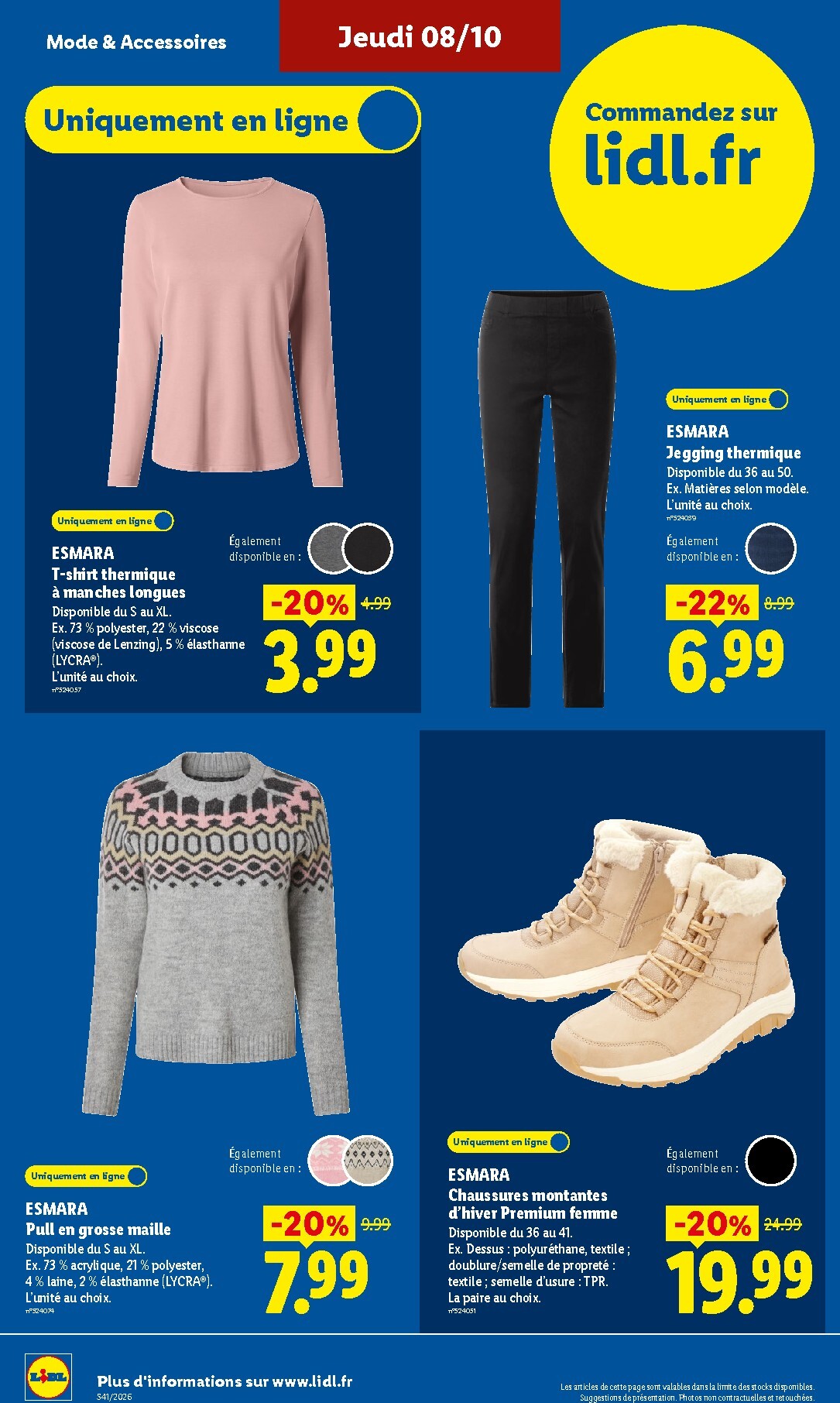 lidl - Current Lidl leaflet valid from de jeudi 08/10/2026 to du mercredi 14/10/2026 - page: 34