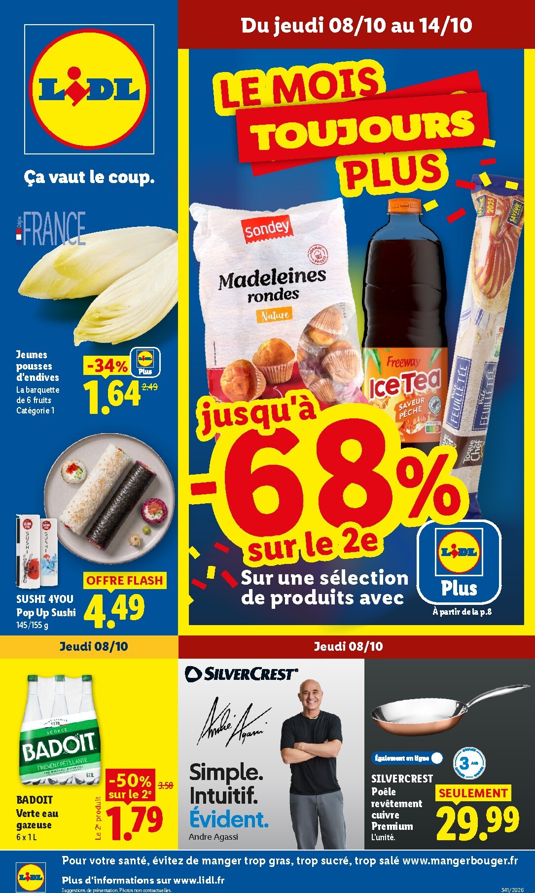 lidl - Current Lidl leaflet valid from de jeudi 08/10/2026 to du mercredi 14/10/2026