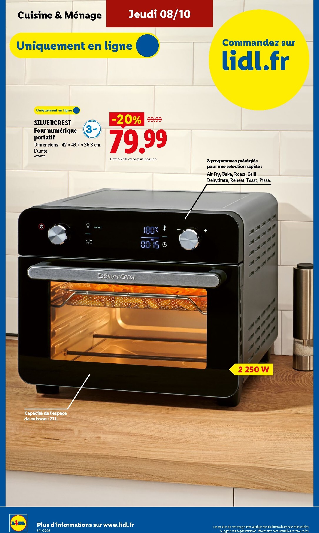 lidl - Current Lidl leaflet valid from de jeudi 08/10/2026 to du mercredi 14/10/2026 - page: 6