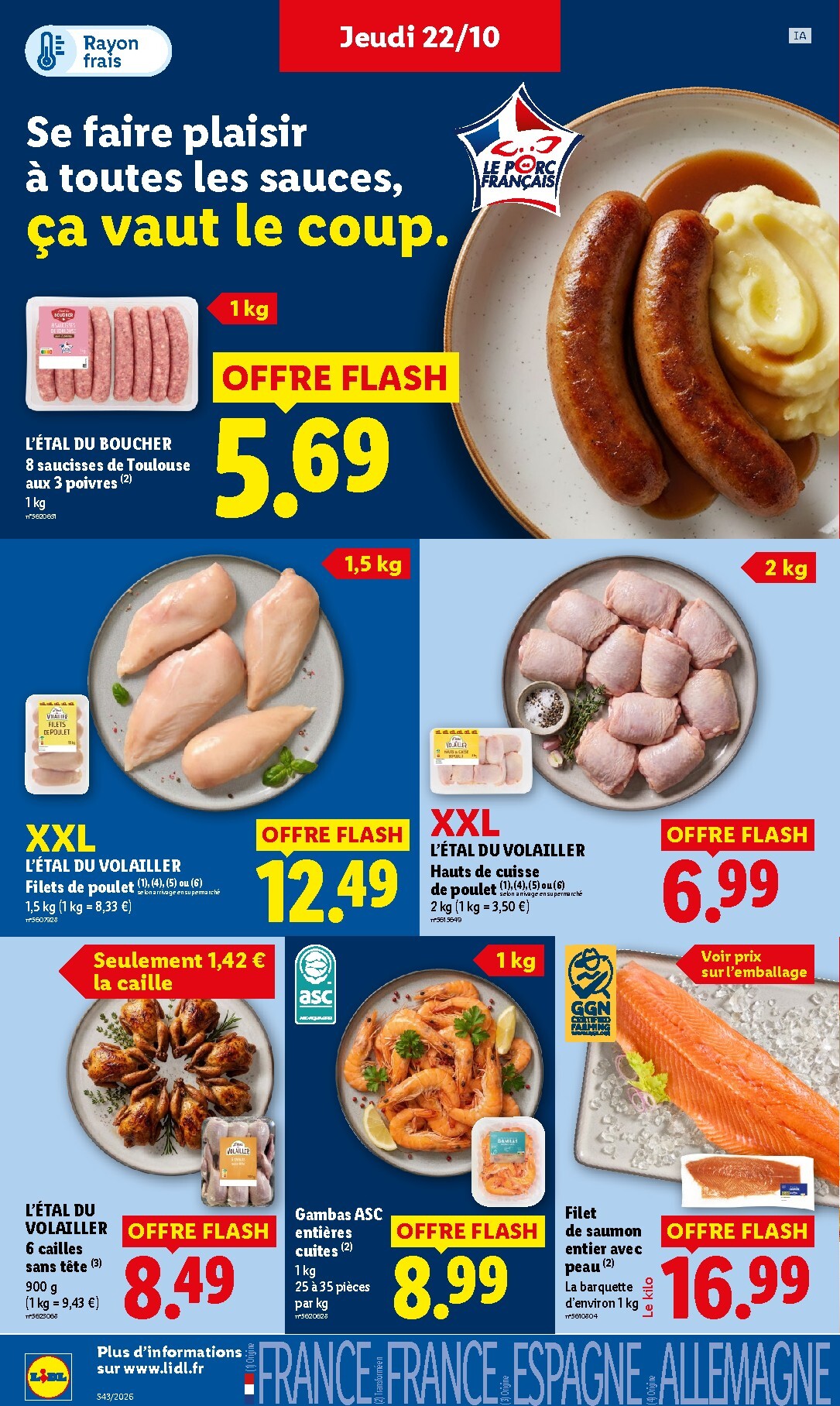 lidl - Flyer Lidl pour la semaine prochaine du de jeudi 22/10/2026 au du mercredi 28/10/2026 - page: 10